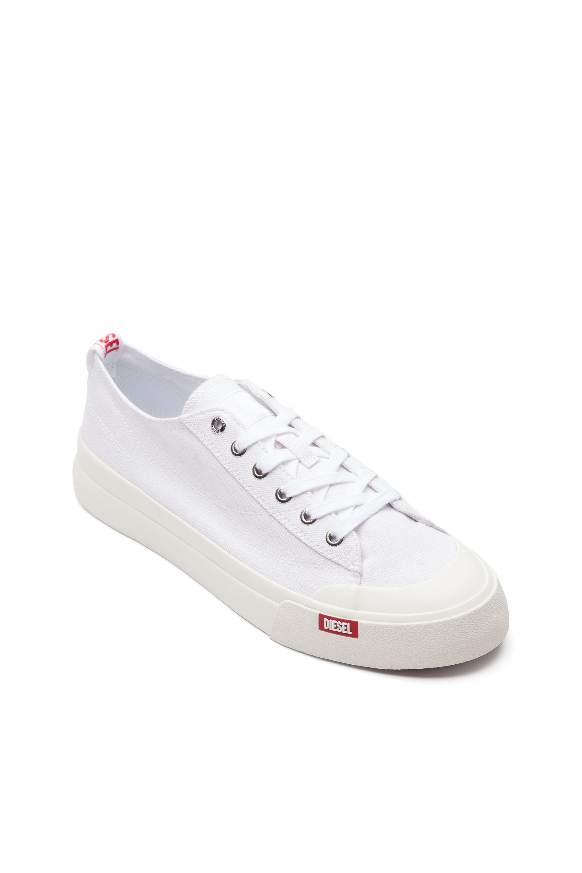 Diesel - S-ATHOS LOW W, S-Athos Low-Deportivas altas de lona Mujer in Blanco - 6