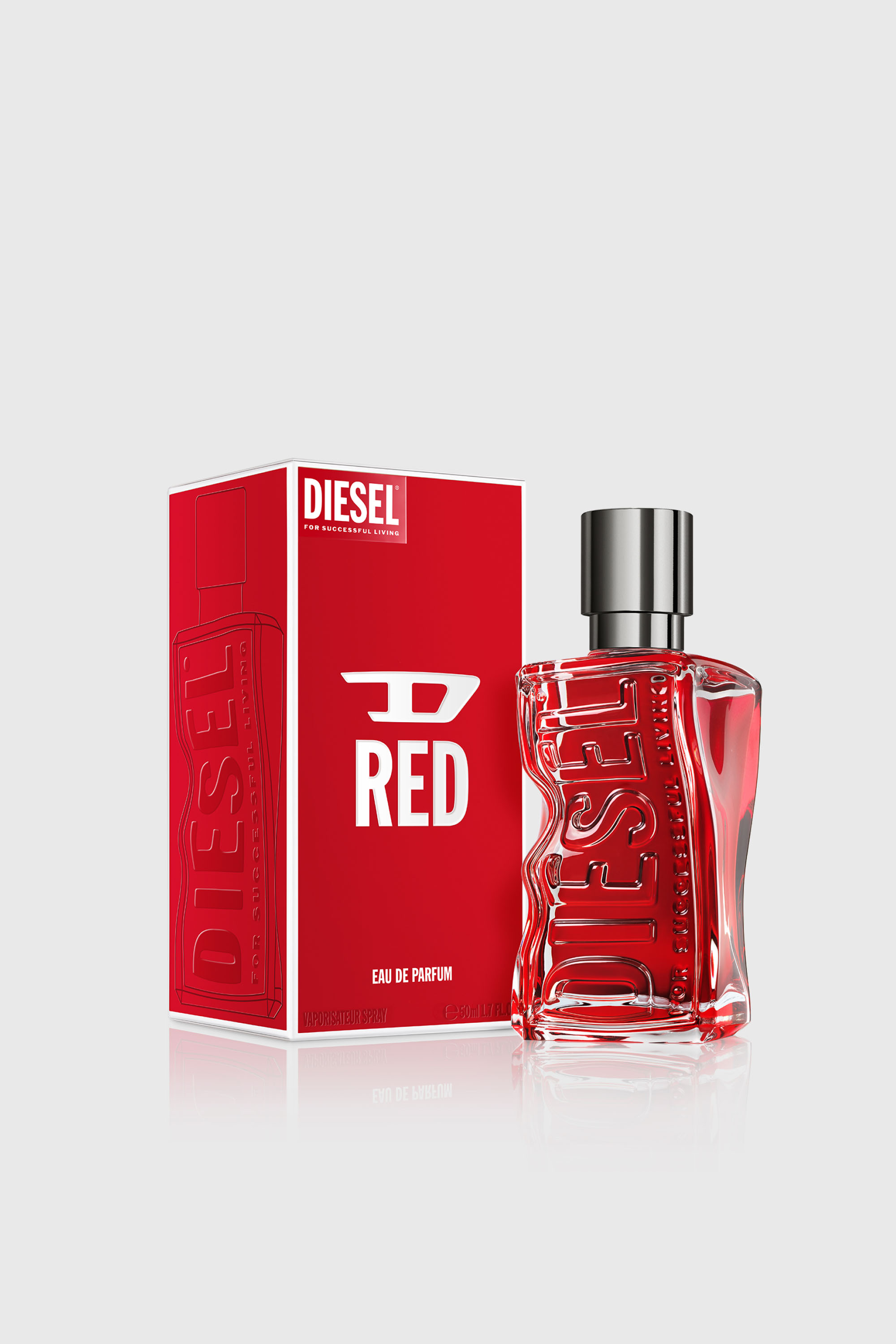Diesel - D RED 50 ML, D RED 50ml, Eau de Parfum Hombre in Rojo - 2