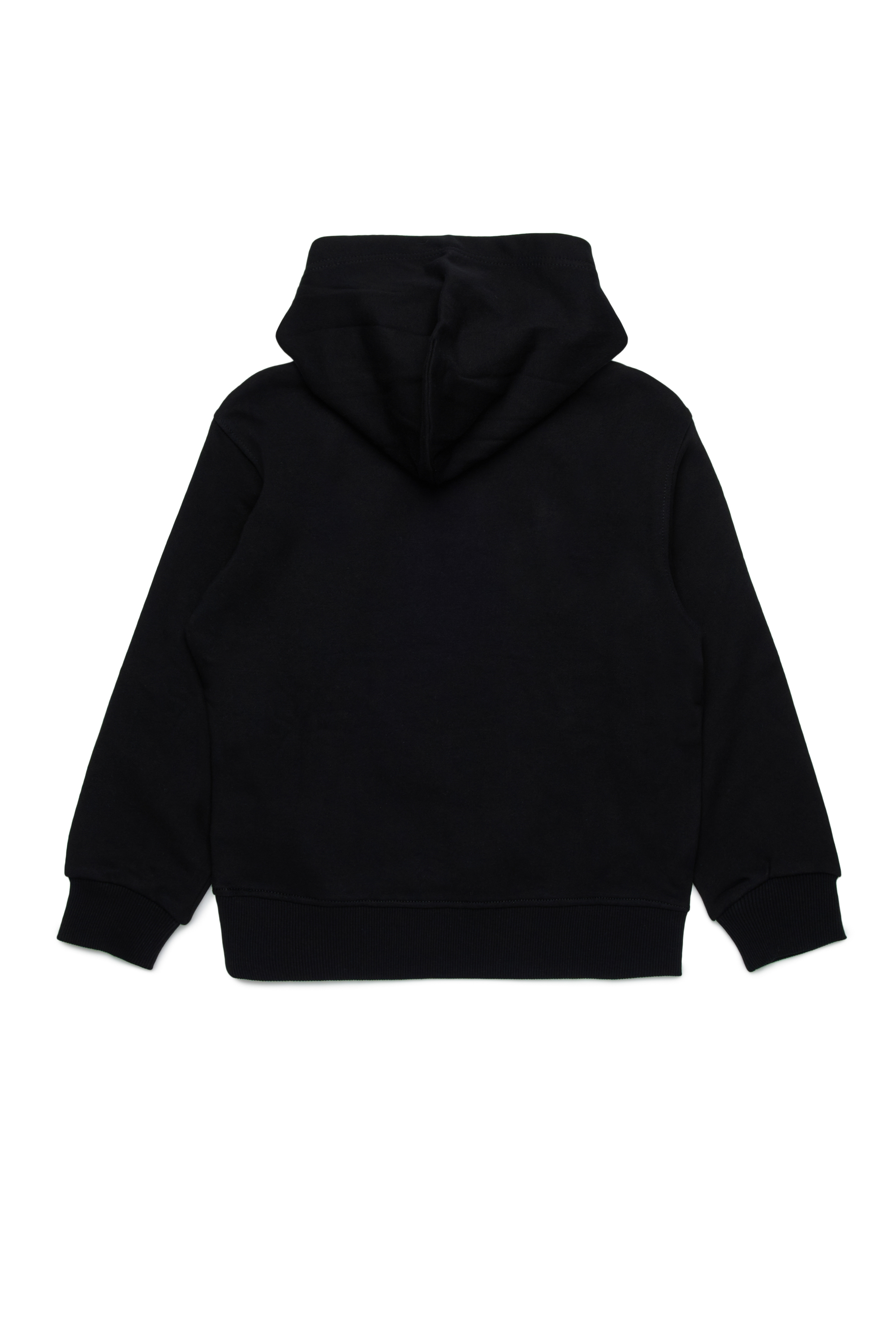 Diesel - SGINNWELTHOOD OVER, Sudadera con capucha y estampado de la Tierra Hombre in Negro - 2