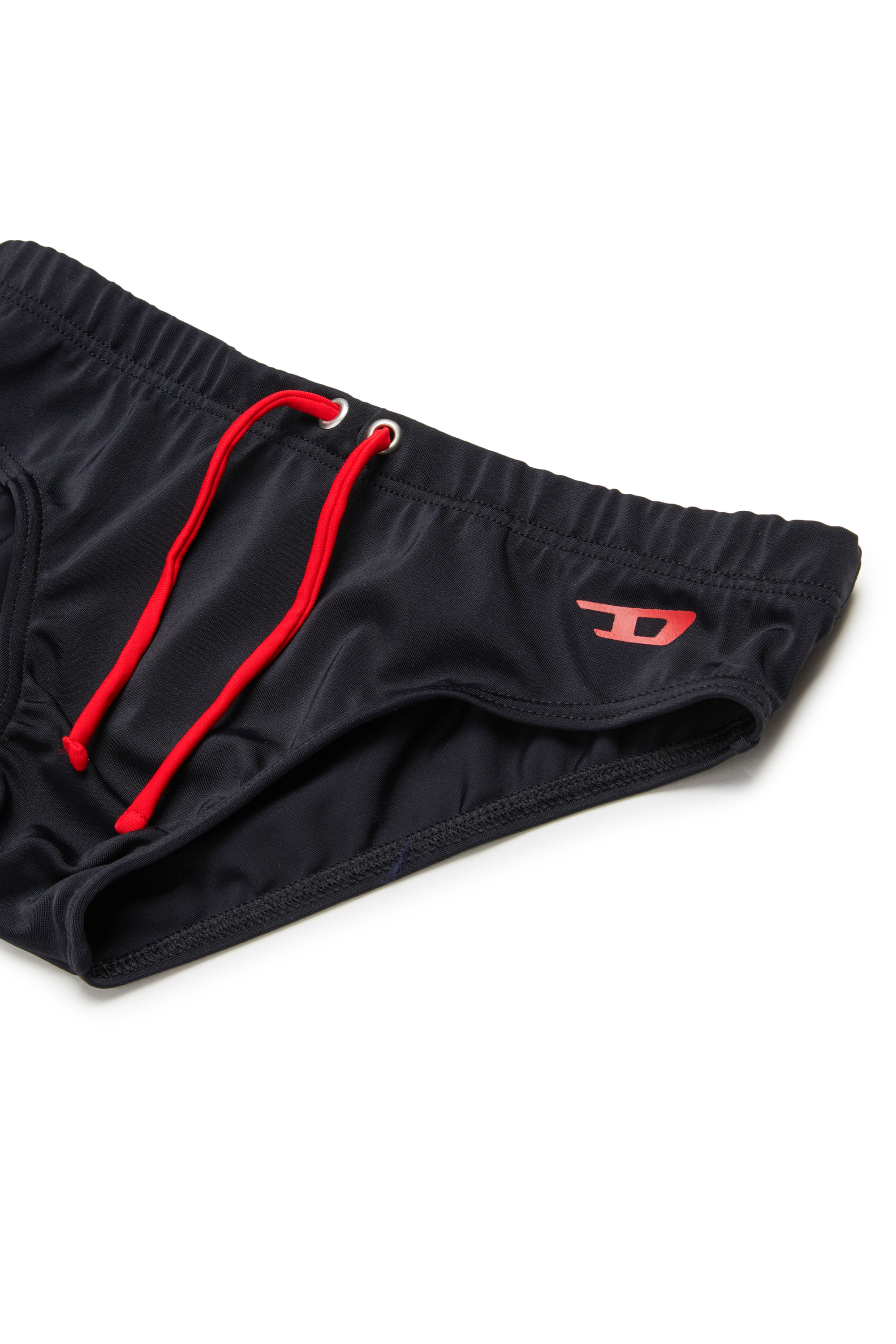 Diesel - MILARDY, Ba&ntilde;adores tipo slip con cord&oacute;n ajustable Hombre in Negro - 3