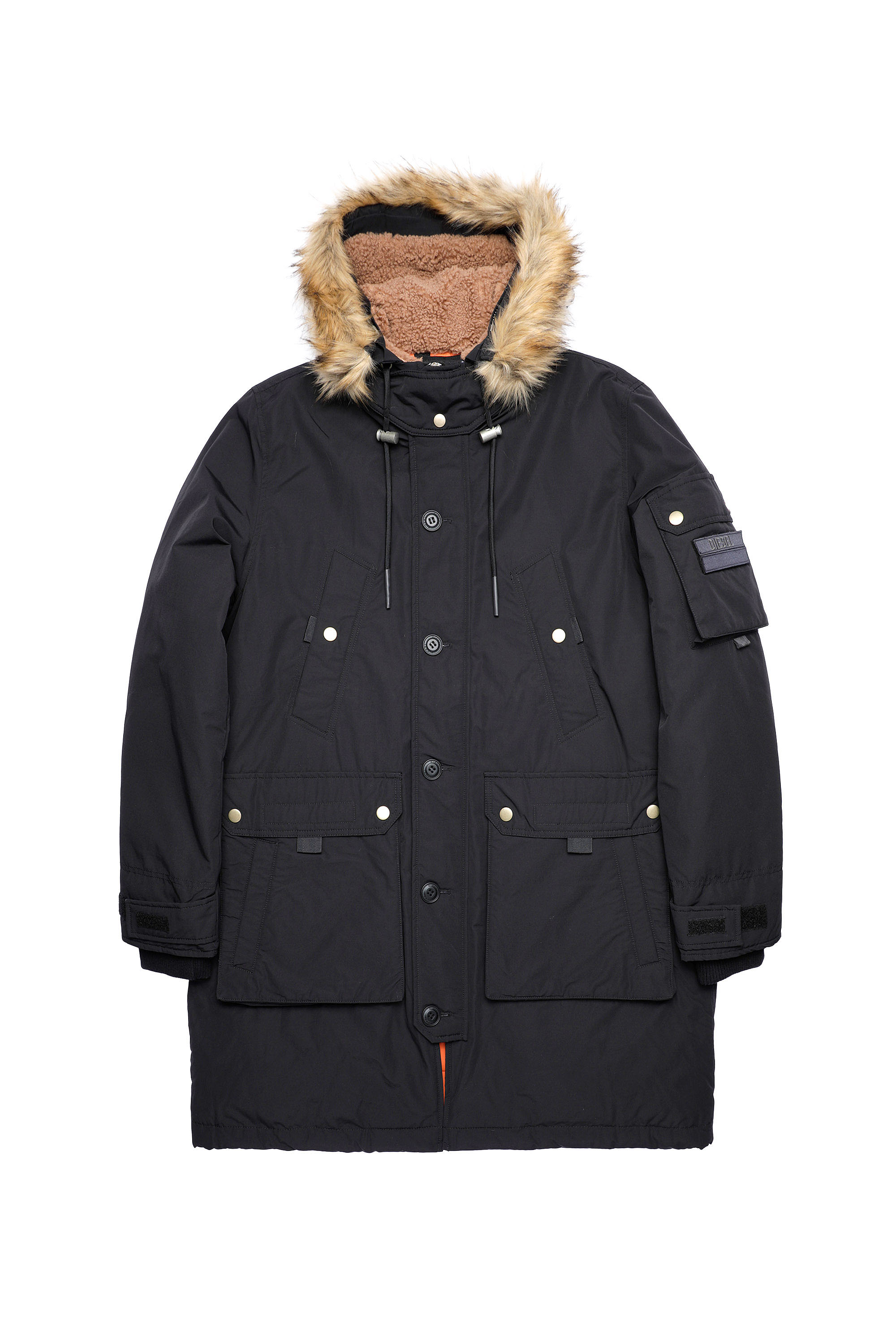 W-COLBY-21, Negro - Chaquetones de invierno