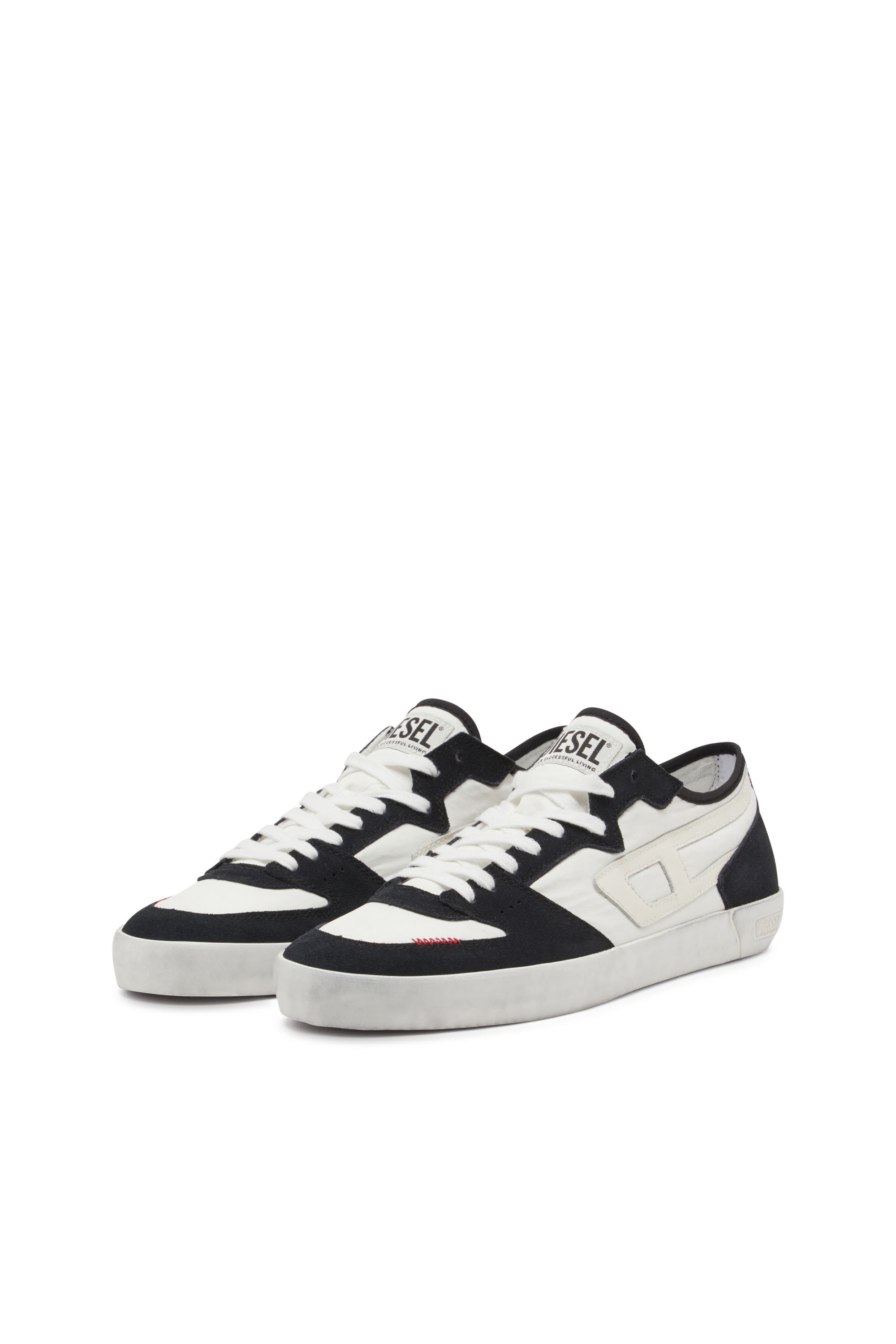 Diesel - S-LEROJI D-1 LOW, Deportivas de ripstop acolchado y gamuza Hombre in Multicolor - 8