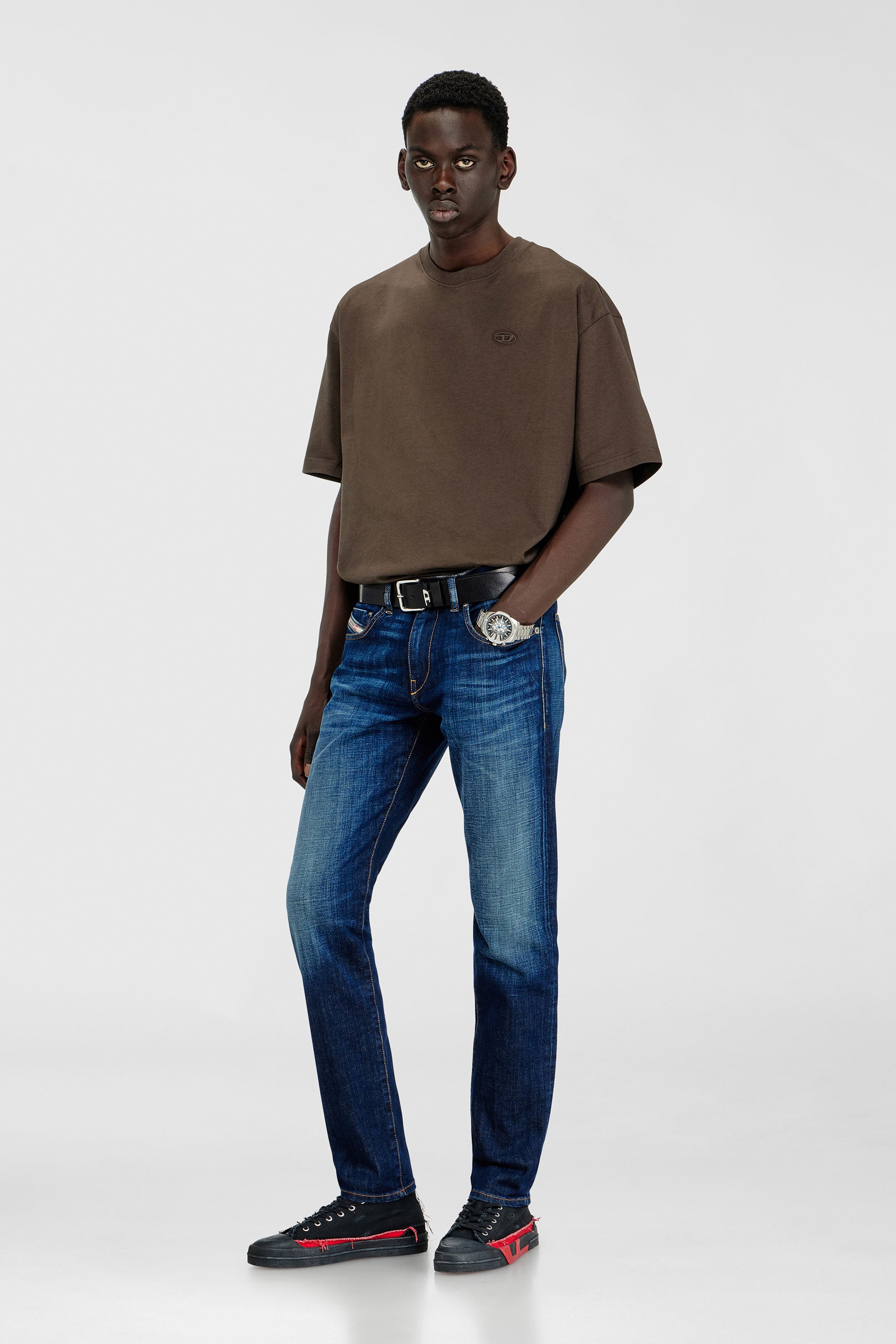 Diesel - Slim Jeans 2019 D-Strukt 09L61 Hombre, Azul medio - 1