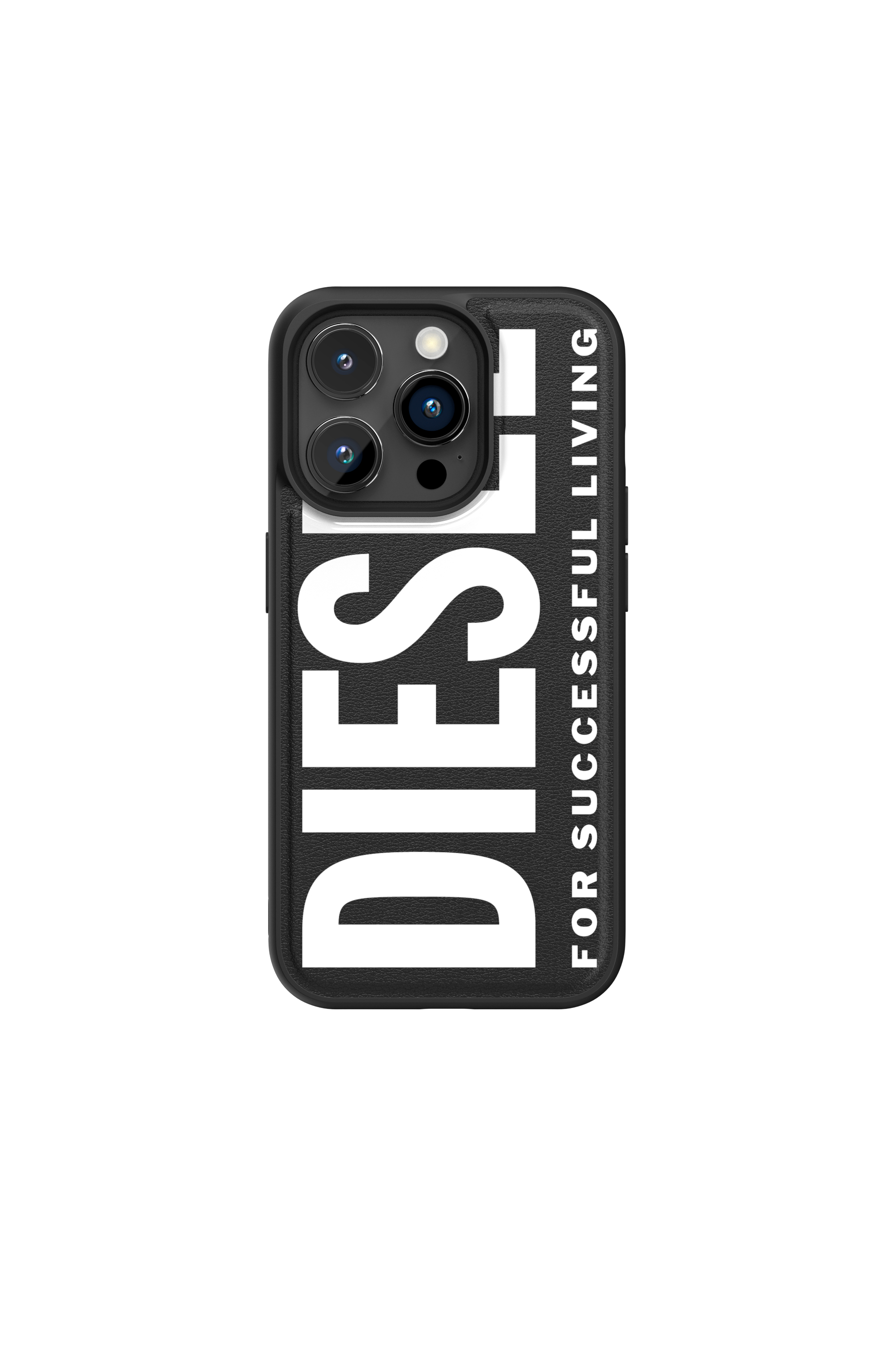 Diesel - 54166 MOULDED CASE, Funda moldeada iP15 Pro Unisex in Negro - 2