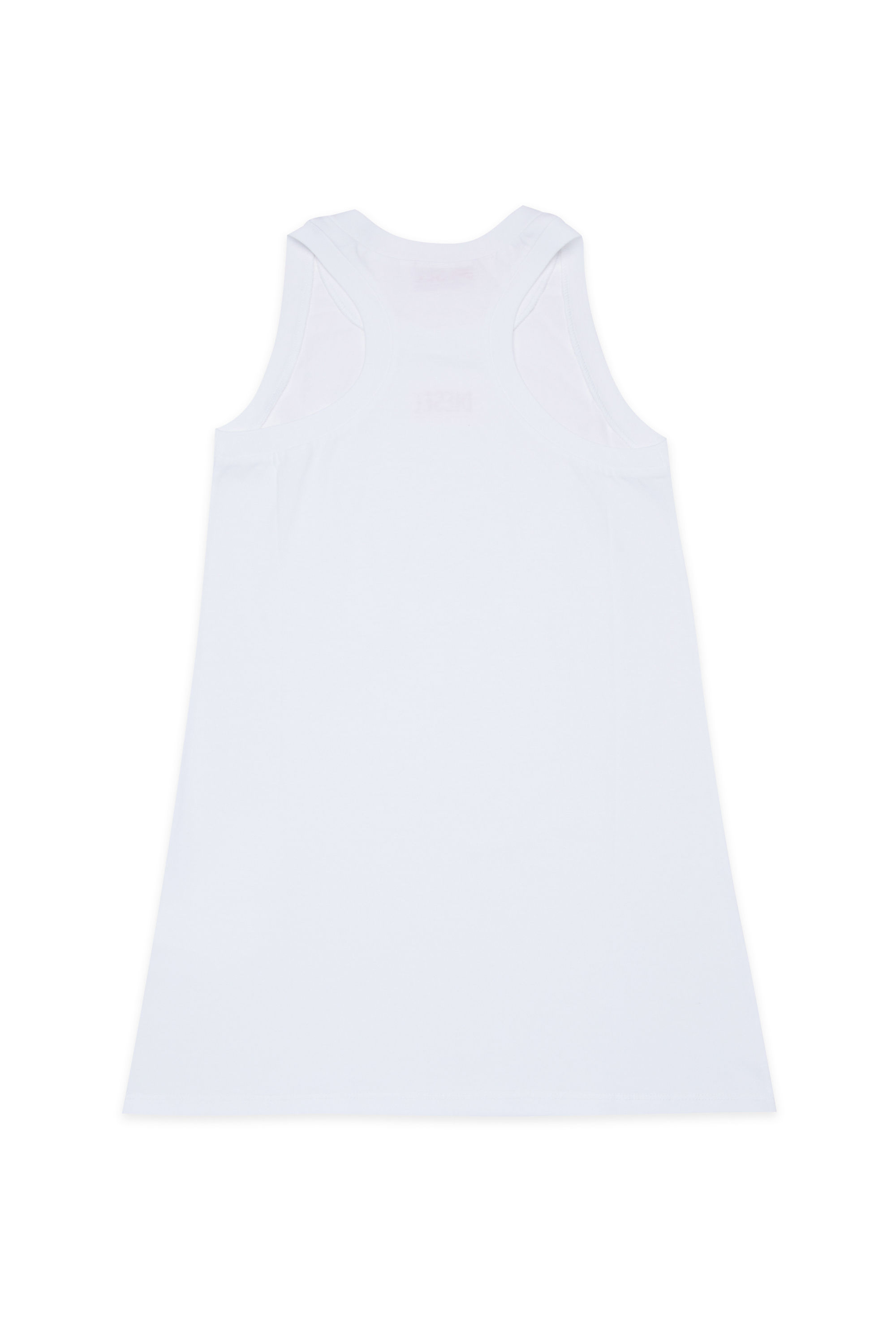 Diesel - MCUNDY, Vestido playero con estampado de logotipo Mujer in Blanco - 2