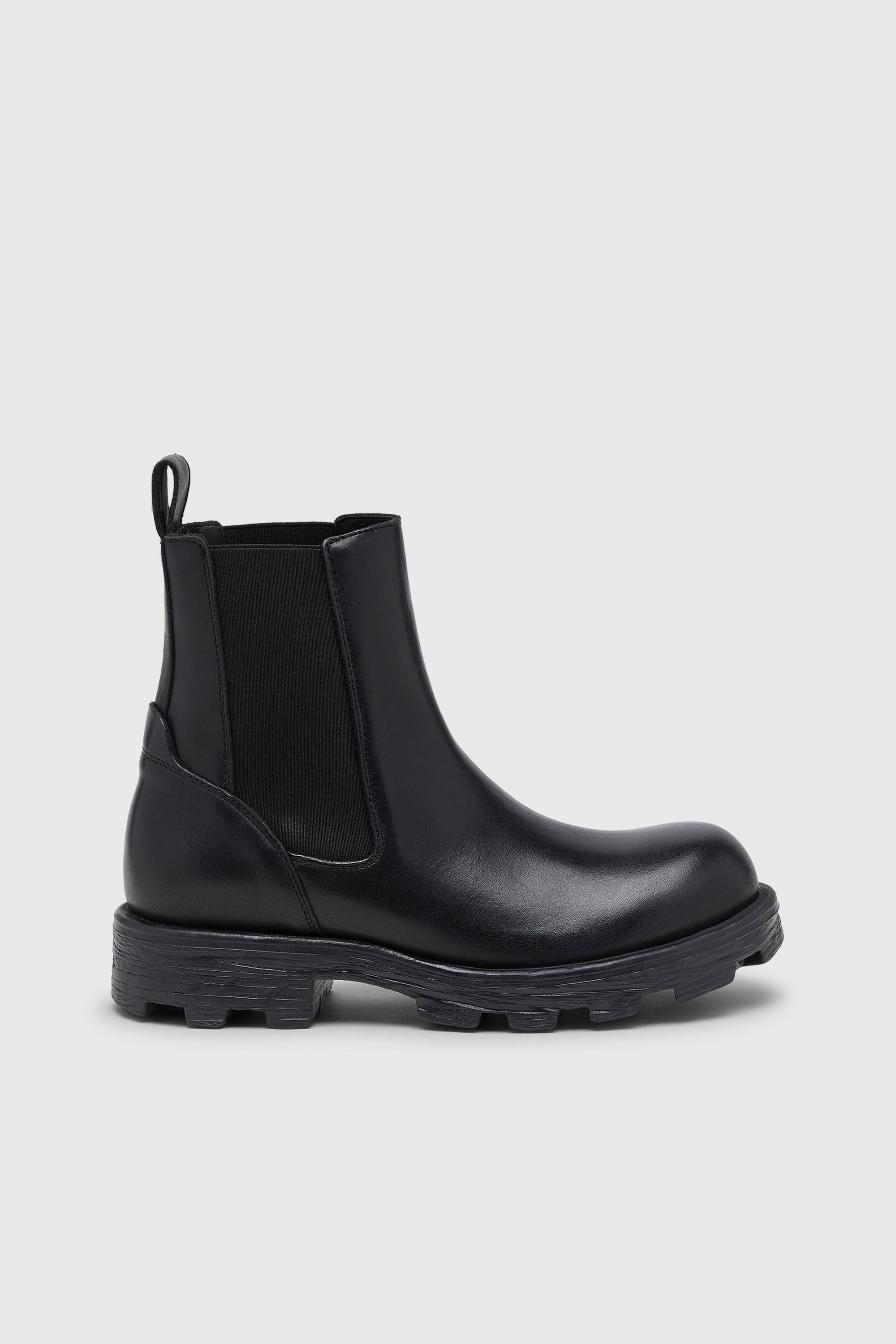 Diesel - D-HAMMER CH, D-Hammer-Botines Chelsea en cuero Hombre in Negro - 1