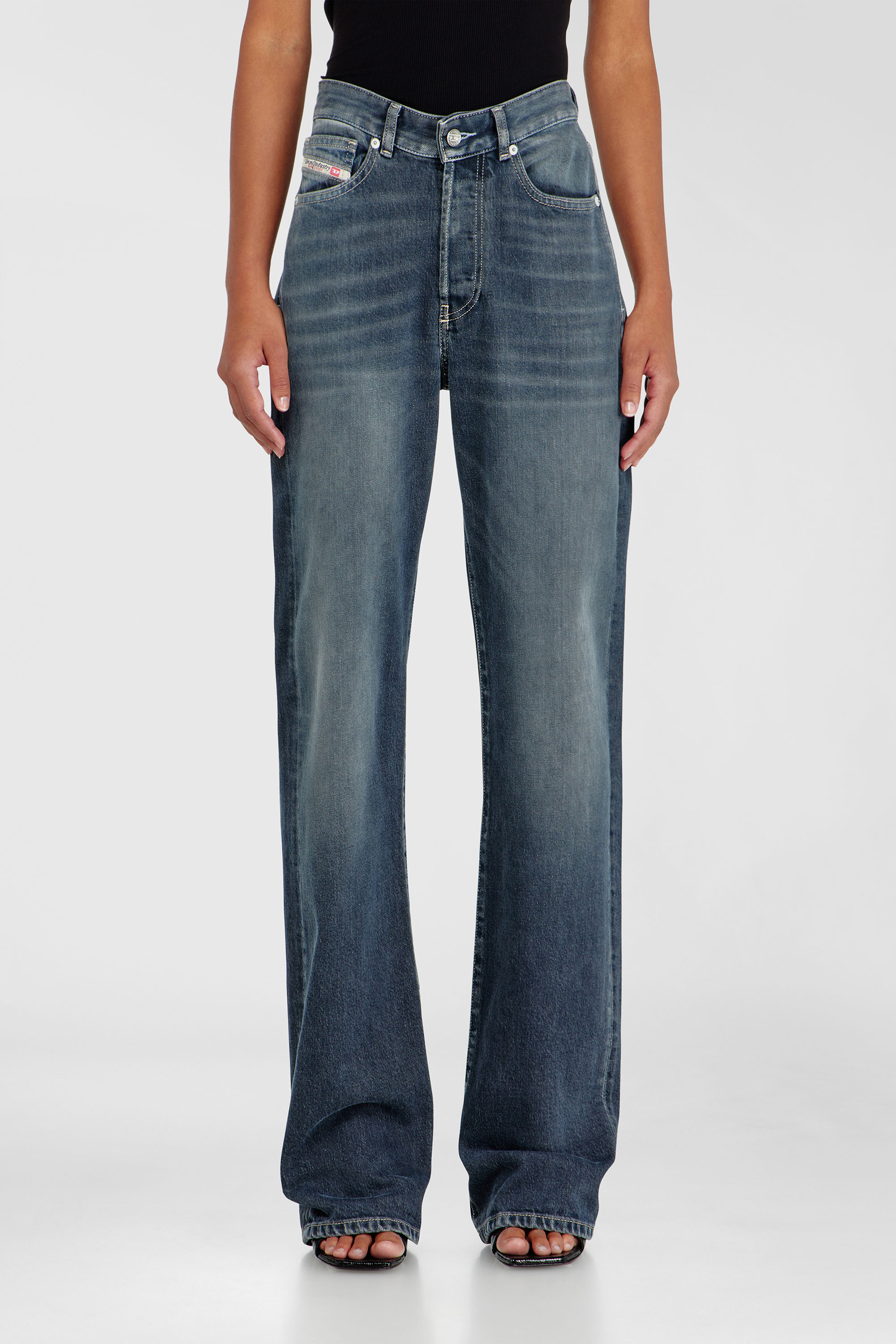 Diesel - Regular Jeans 1971 D-Sent 007EI Mujer, Azul Oscuro - 4