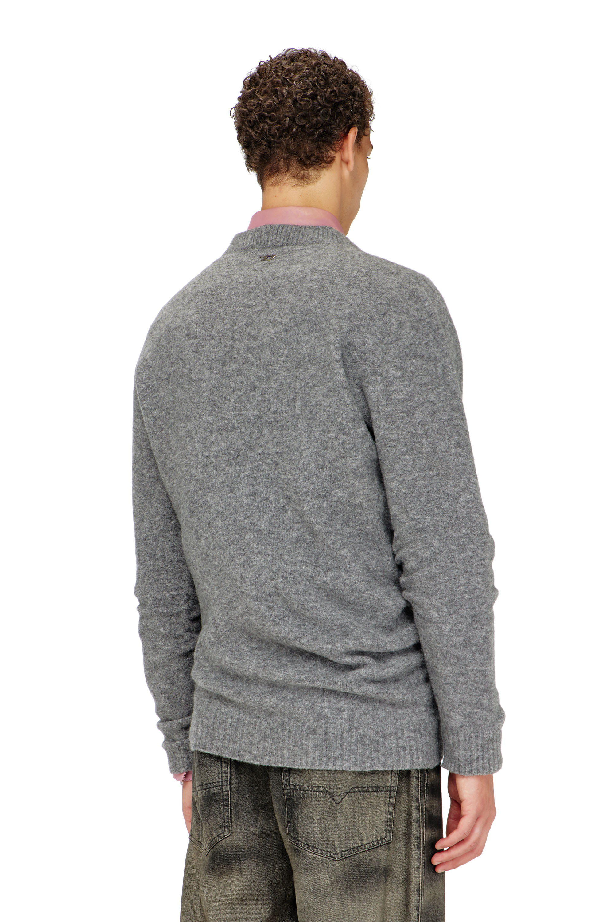Diesel - K-ANDIE, Jersey de pico en punto hervido arrugado Hombre in ToBeDefined - 3