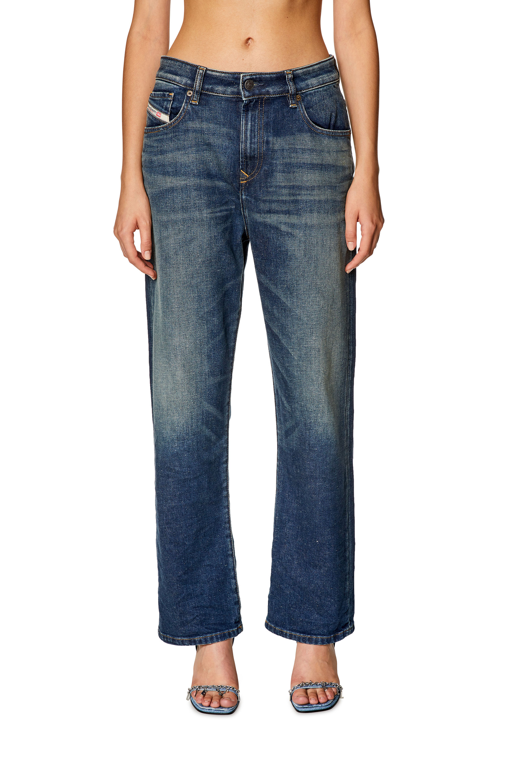 Diesel - Straight Jeans 1999 D-Reggy 09H49, Azul Oscuro - Image 2