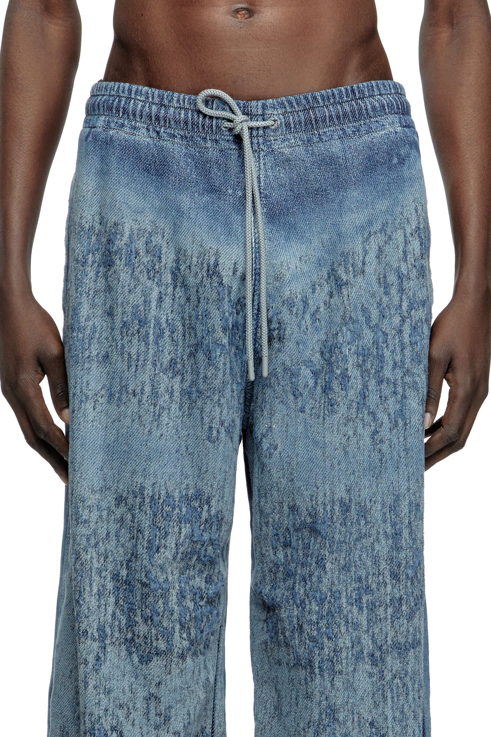 Diesel - Relaxed Jeans D-Enimos 068RQ Hombre, Azul medio - 5