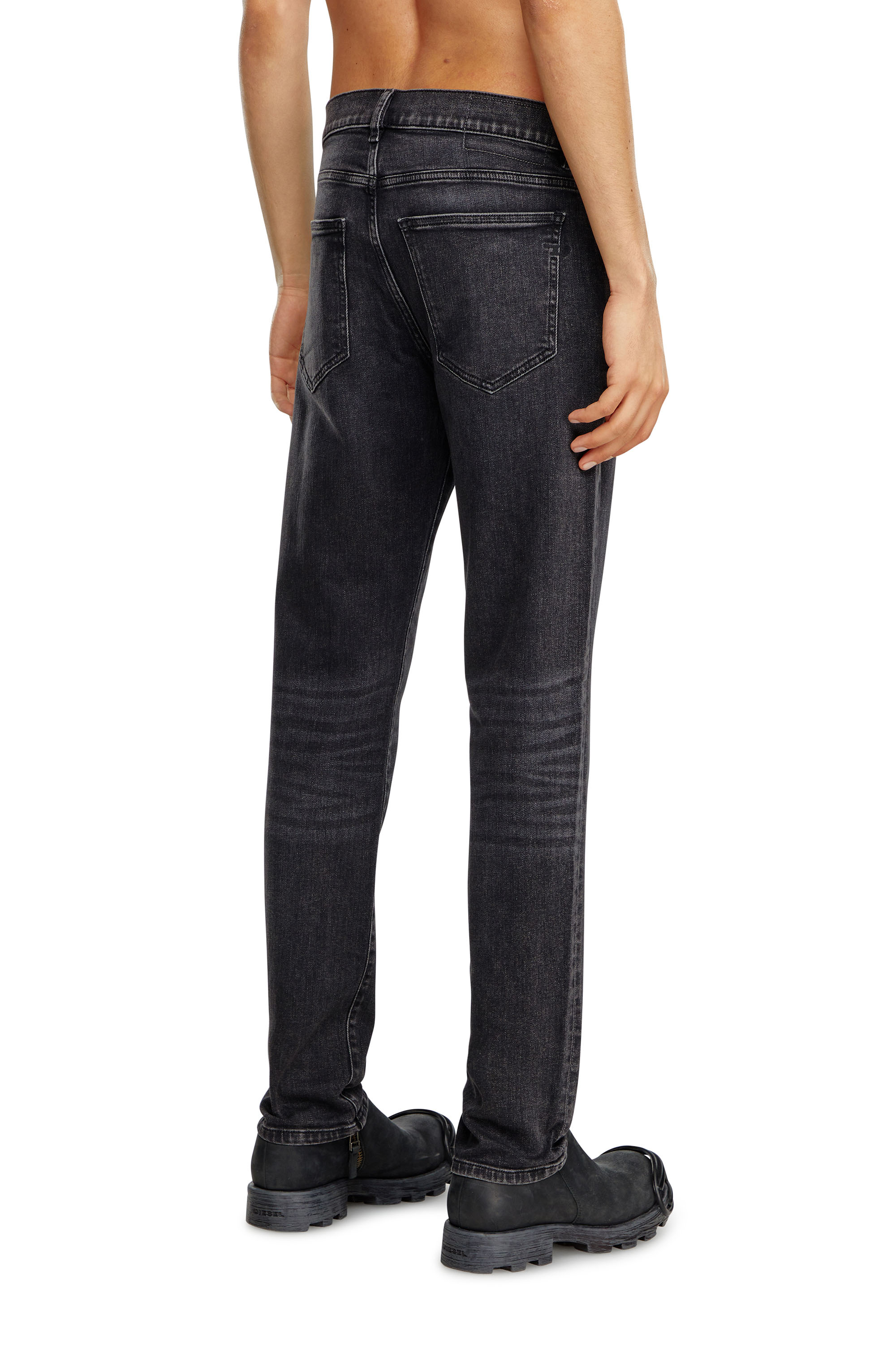 Diesel - Slim Jeans 2019 D-Strukt 09B83, Negro/Gris oscuro - Image 2