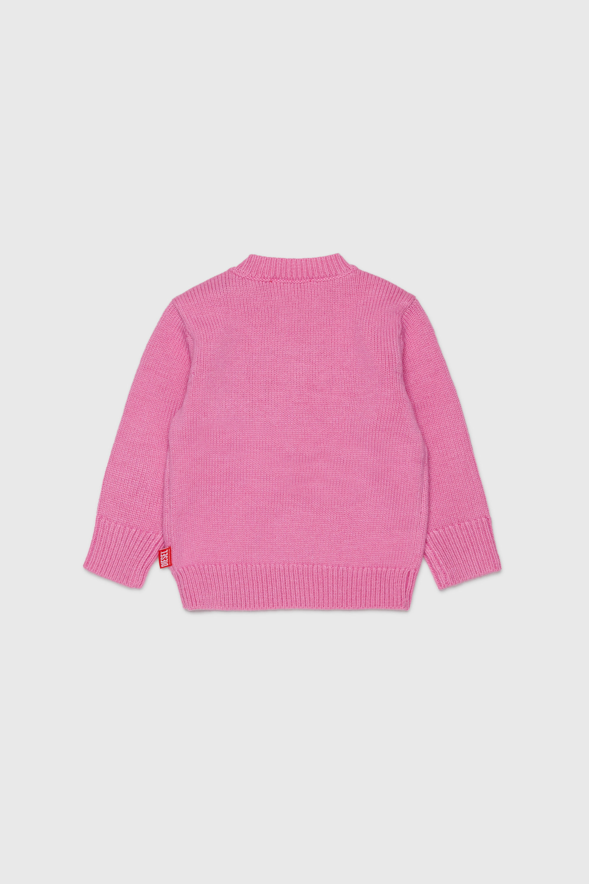 Diesel - KOMYB, Jersey enriquecido con cachemir y gran Oval D Hombre in Rosa - 2