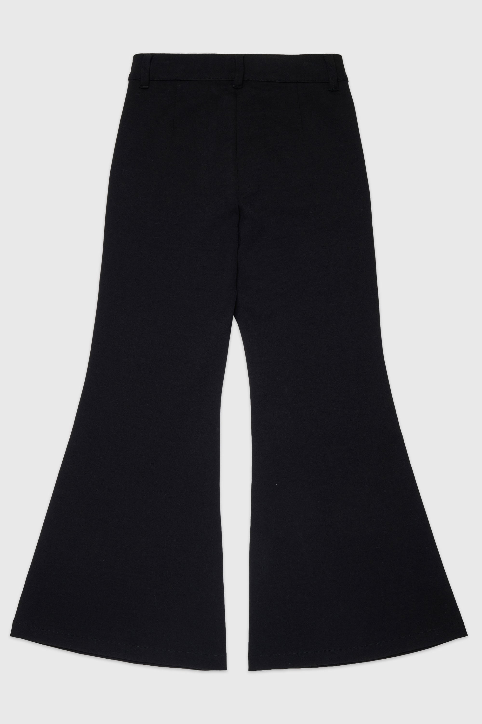 Diesel - PMILX, Pantal&oacute;n flared en tejido stretch compacto Mujer in Negro - 2