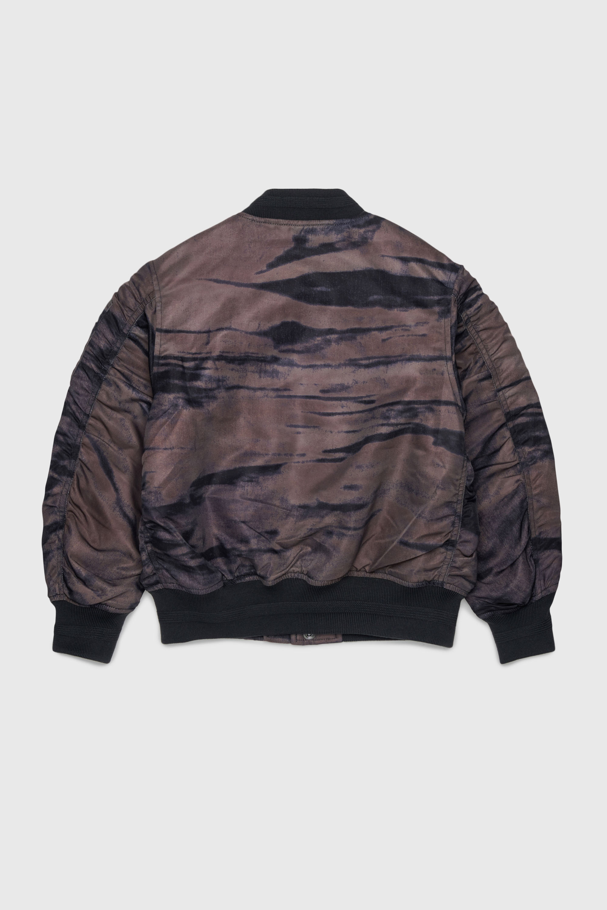 Diesel - JAKEPSDLBZ, Chaqueta bomber de nailon con forro acolchado Hombre in Verde - 2