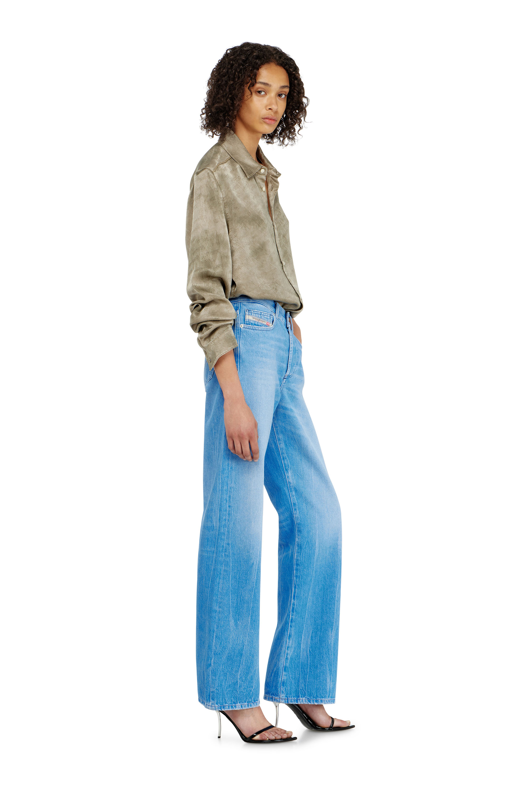 Diesel - Regular Jeans 1971 D-Sent 09P88 Mujer, Azul Claro - 2