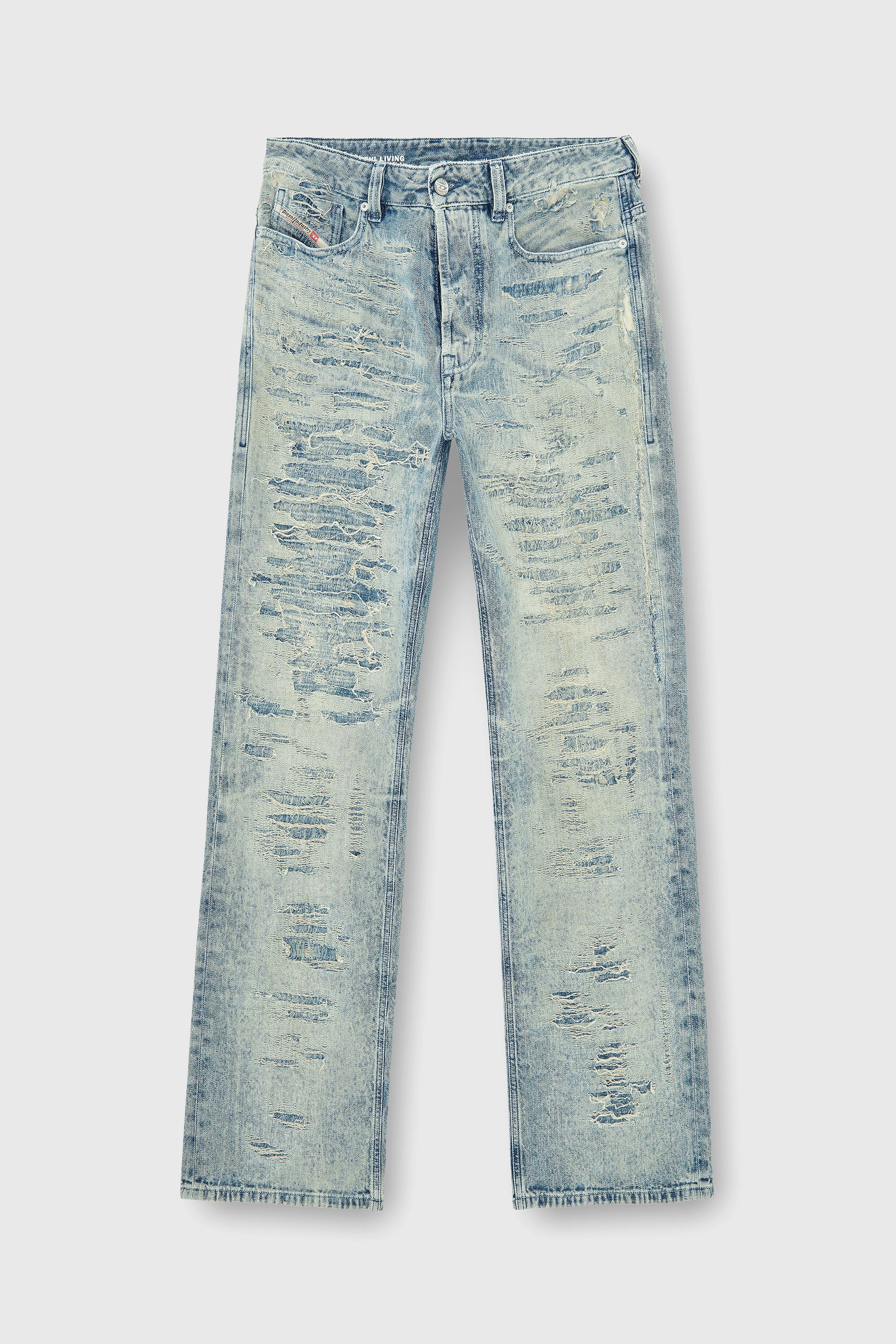 Diesel - Relaxed Jeans 1980 D-Eeper 068YM Hombre, Azul medio - 2