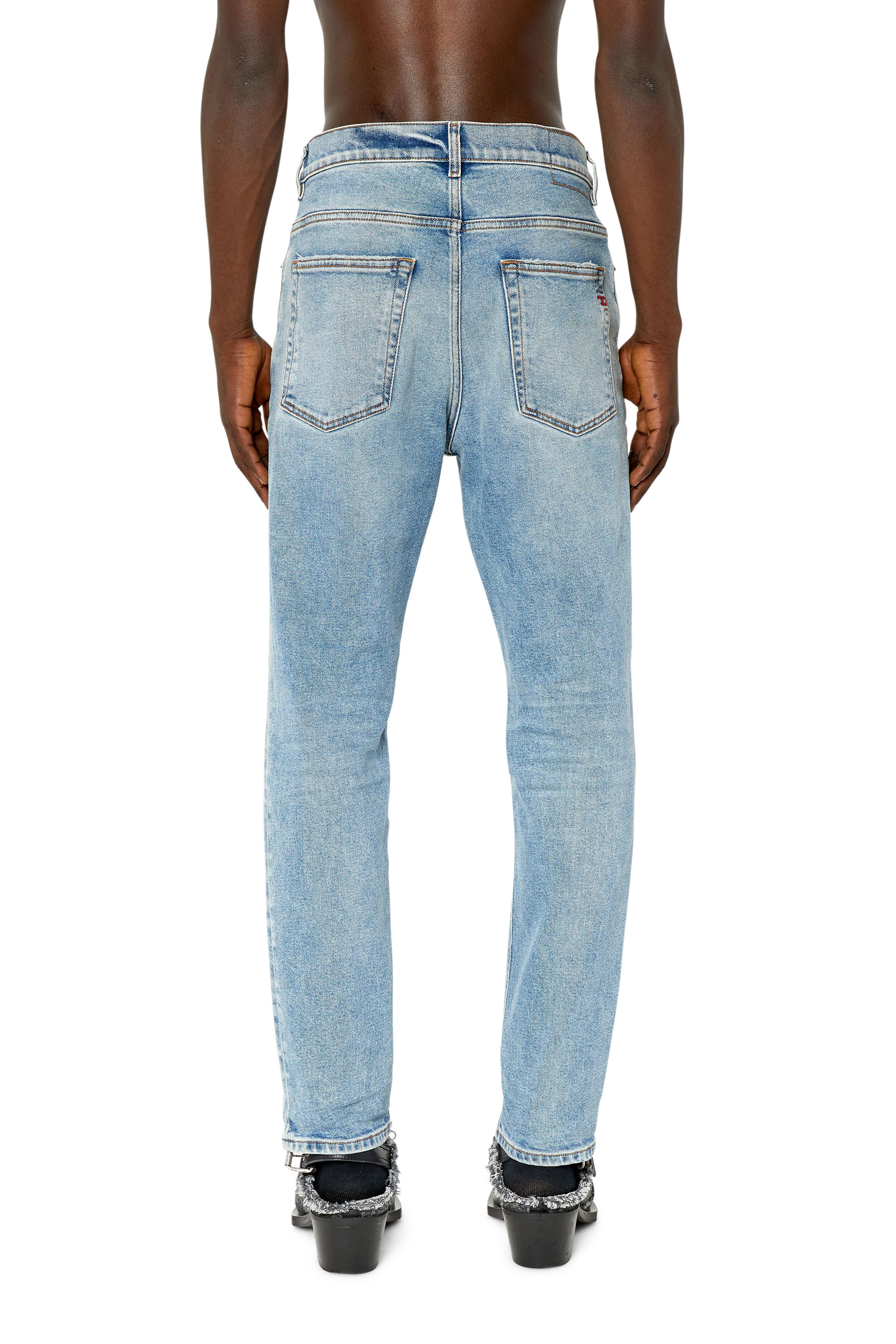 Diesel - 2005 D-FINING 09E86 Tapered Jeans, Azul Claro - Image 2