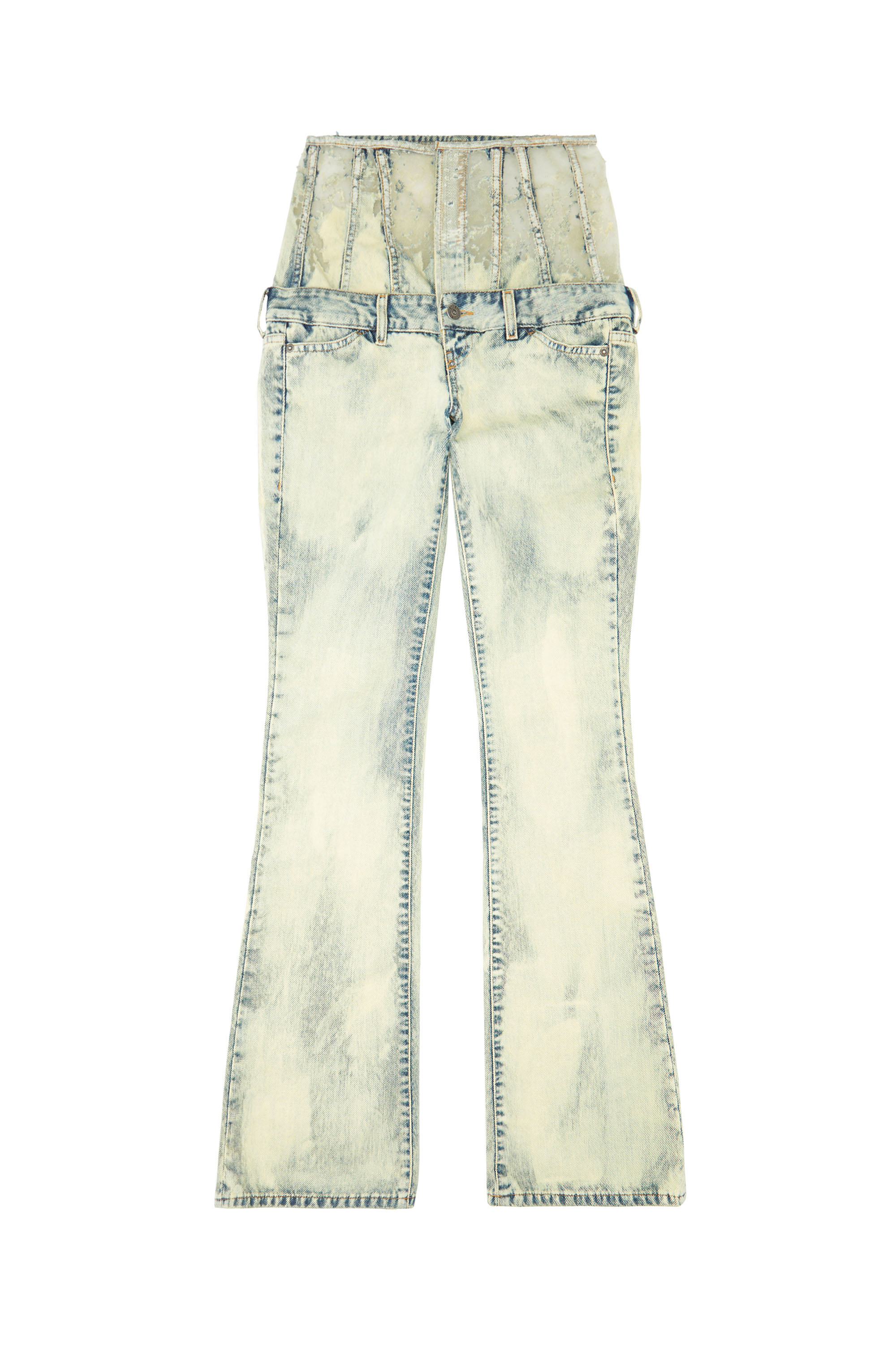 Diesel - Bootcut and Flare Jeans 1969 D-Ebbey 068GP Mujer, Azul Claro - 2