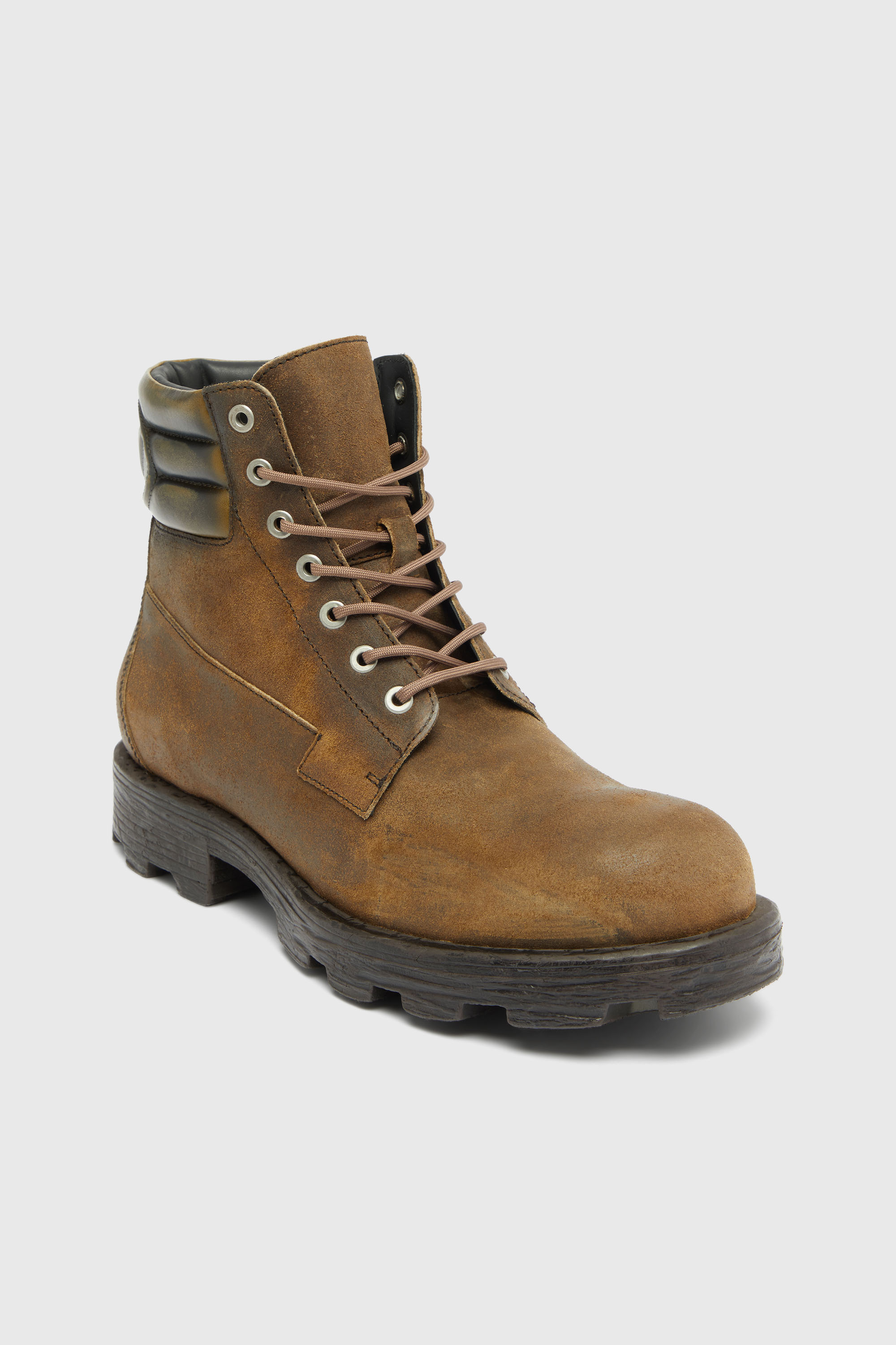 Diesel - D-HAMMER LACE UP, D-Hammer-Combat botas de ante envejecido Hombre in Marr&oacute;n - 6