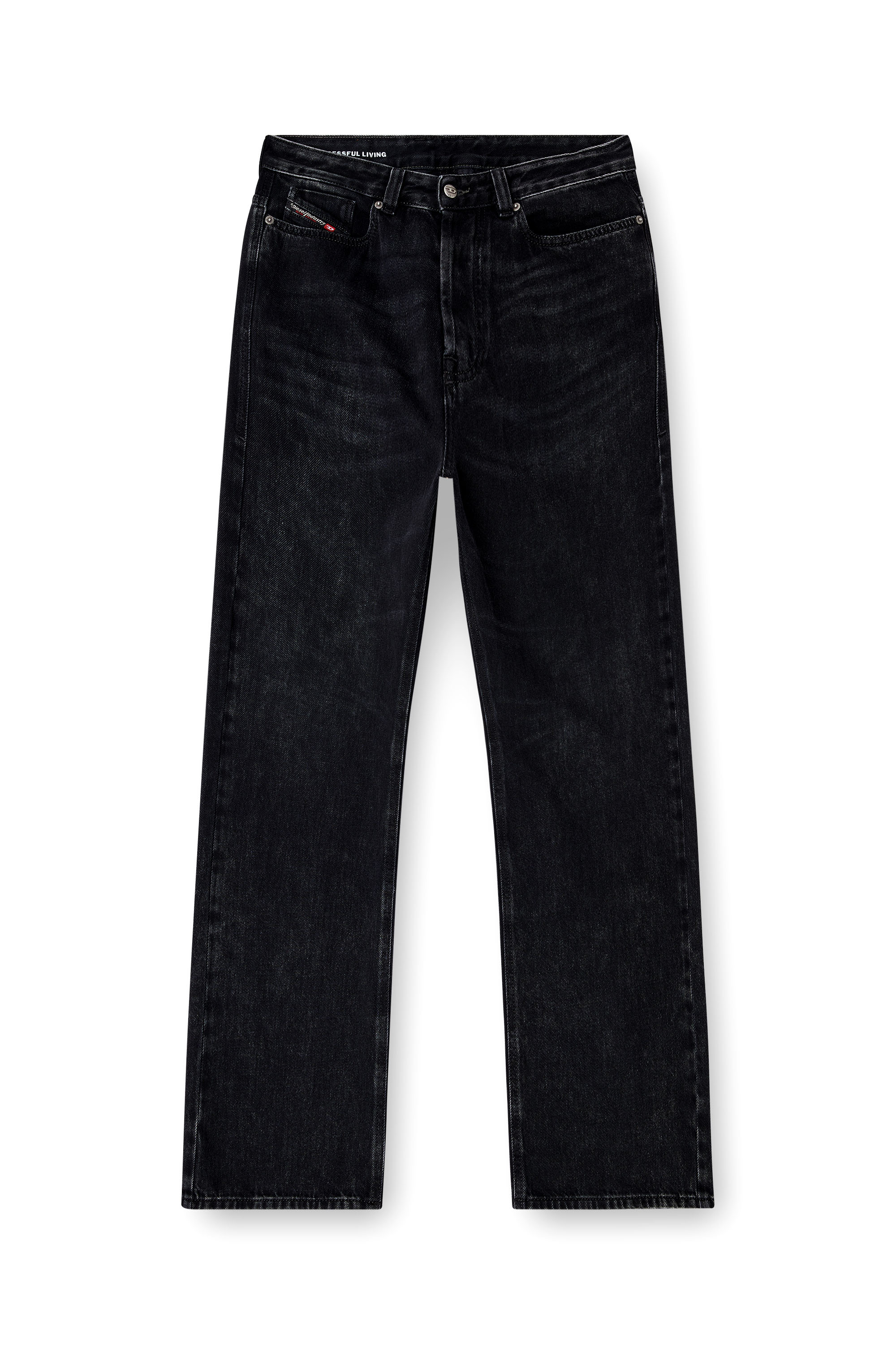 Diesel - Relaxed Jeans 1980 D-Eeper 09P09 Hombre, Negro/Gris oscuro - 2