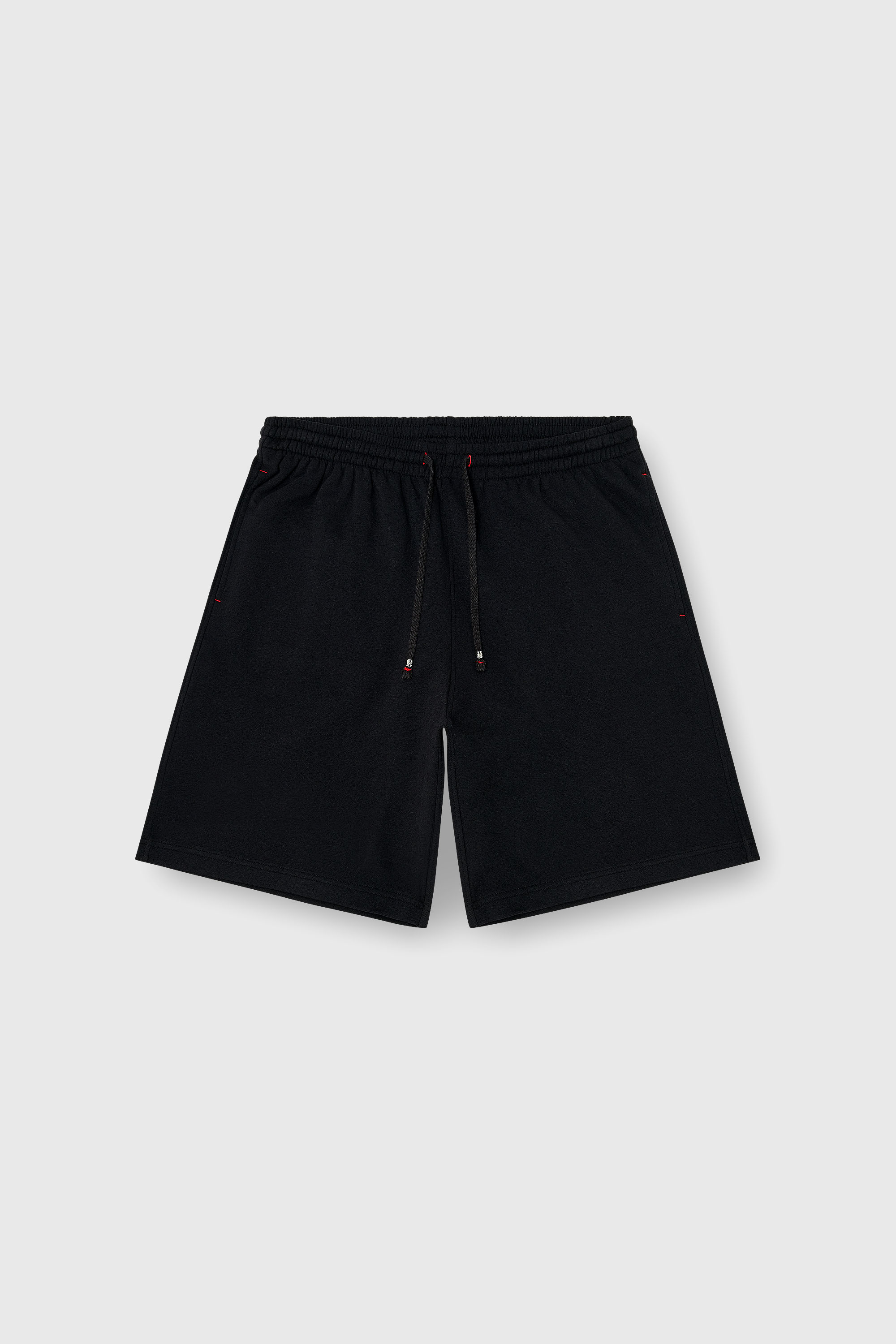 Diesel - LUCAS-D-CORE, Pantal&oacute;n corto en mezcla de algod&oacute;n afelpado Hombre in Negro - 2