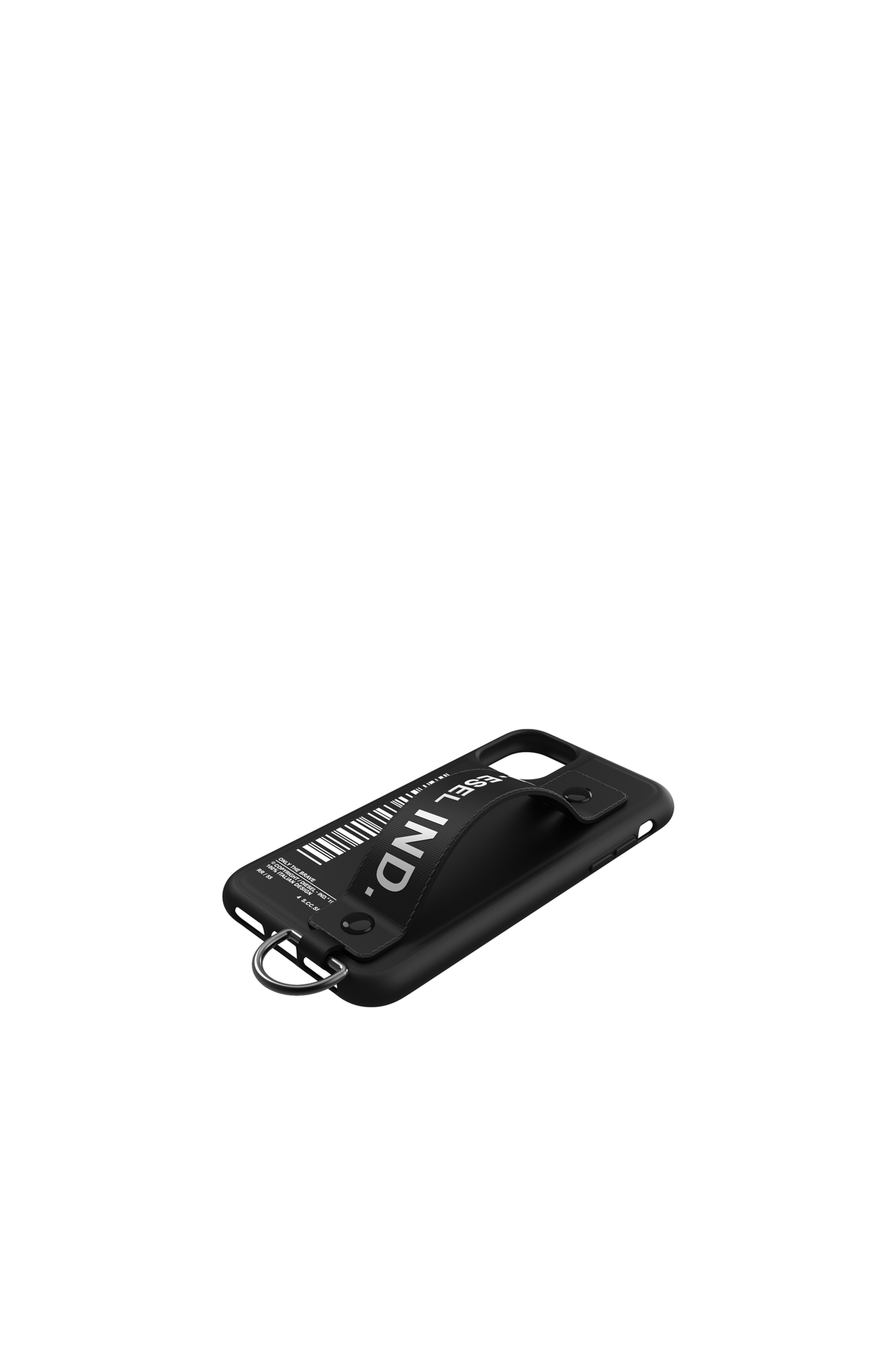 Diesel - 42004 STANDARD CASE, Funda con correa de mano por iPhone 11 Unisex in Negro - 4