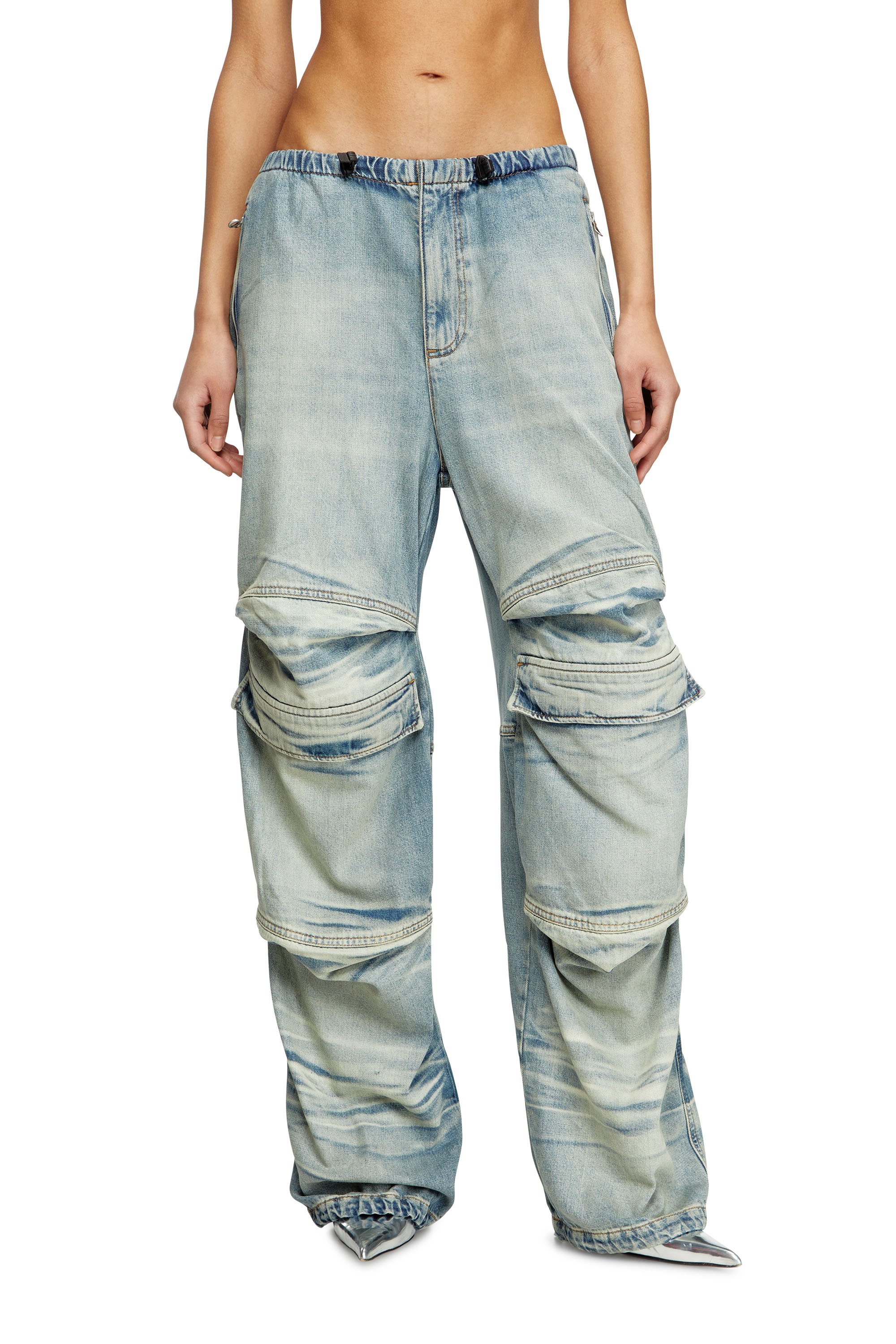 Diesel - Relaxed Jeans D-Dayetz 0ABDF Unisex, Azul Claro - 6