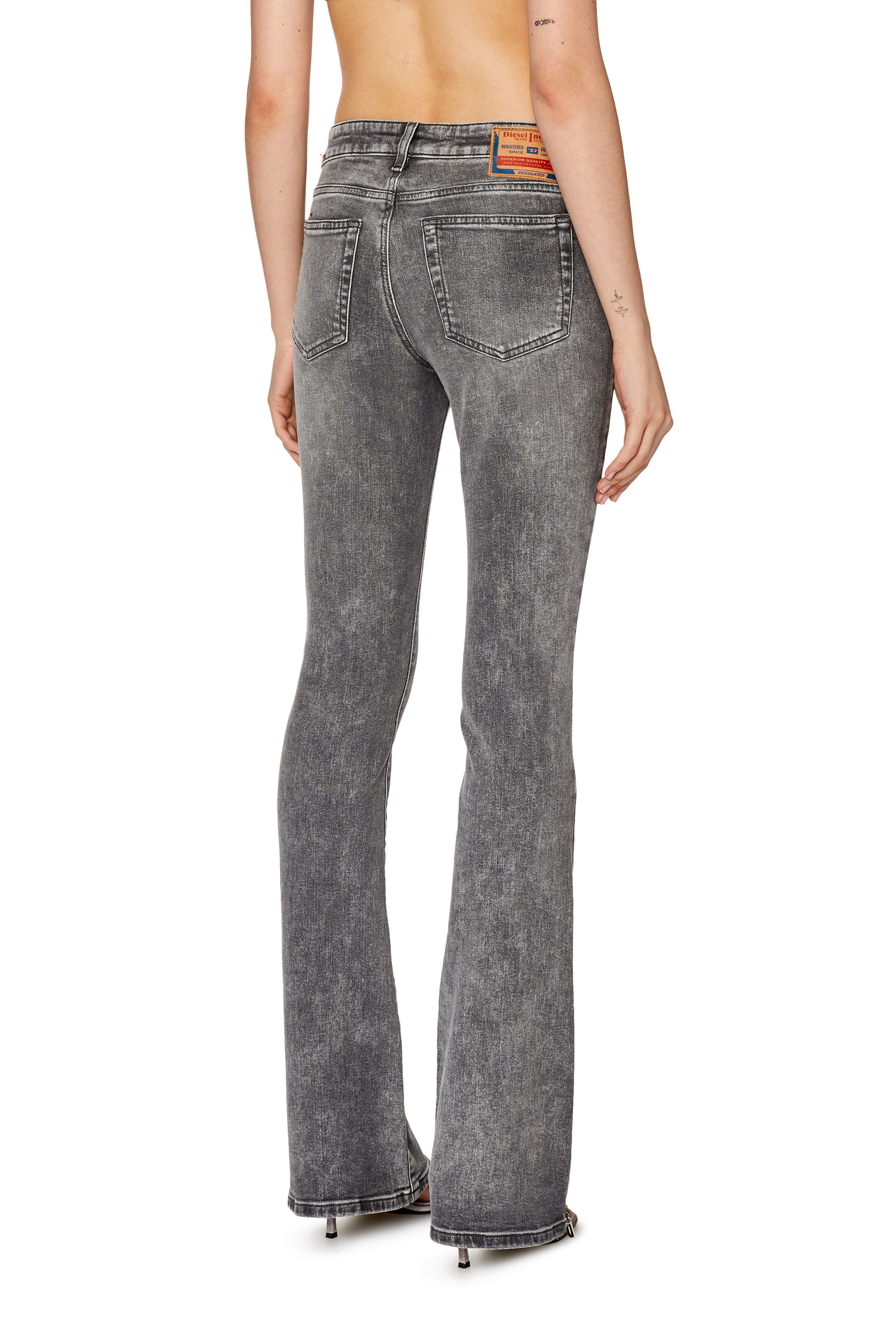 Diesel - Bootcut and Flare Jeans 1969 D-Ebbey 0ENAQ, Gris - Image 4