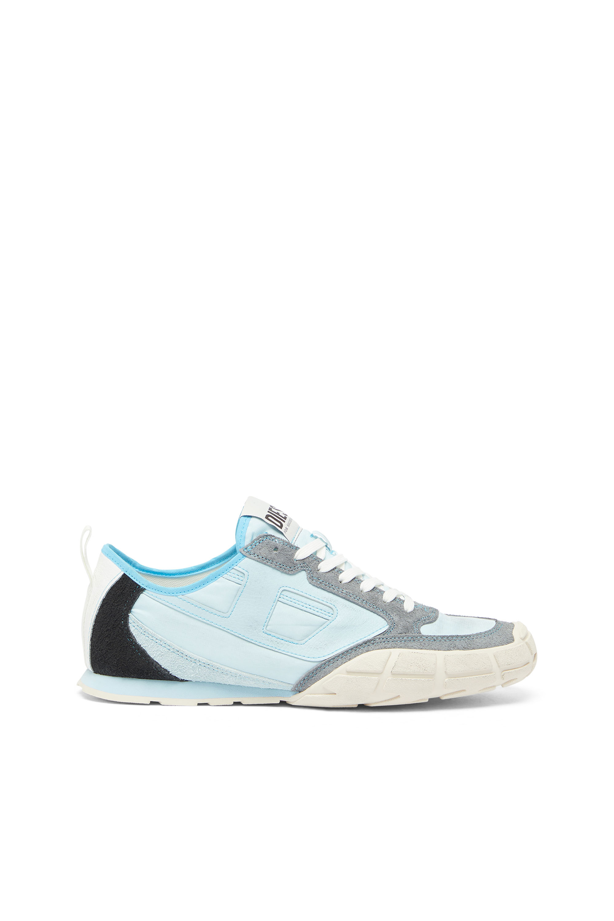 Diesel - S-PAGODHA LOW, S-Pagodha - Zapatillas de piel y nailon Hombre in Azul marino - 1