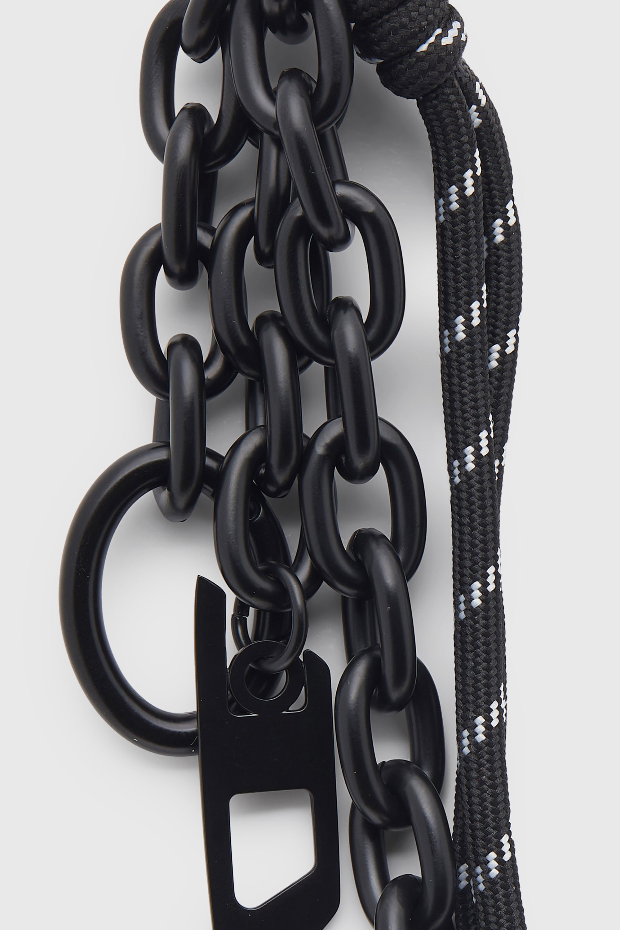 Diesel - CHAIN-D L, Encanto en cadena y cuerda Unisex in Negro - 2