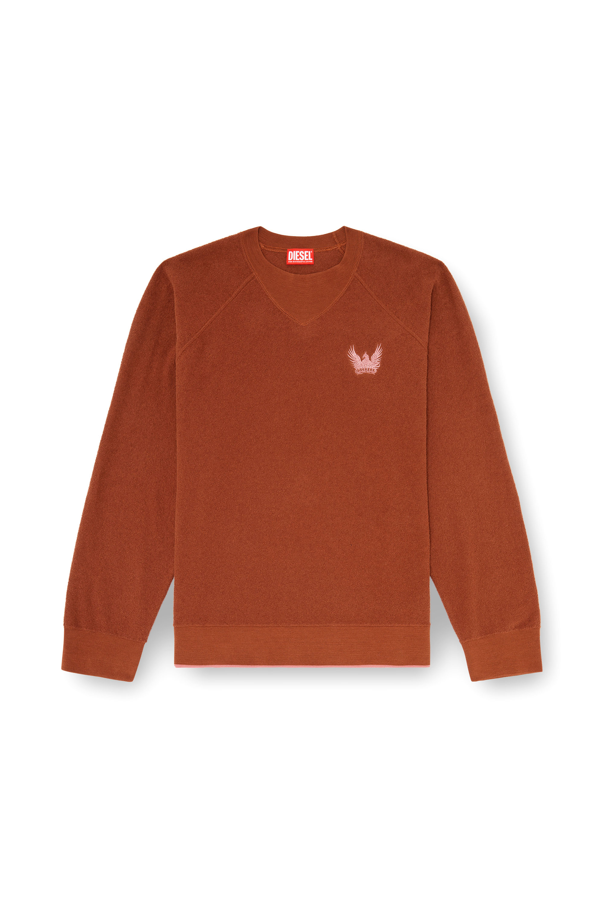 Diesel - K-RALFS, Jersey boucl&eacute; con bordado Phoenix Hombre in ToBeDefined - 3