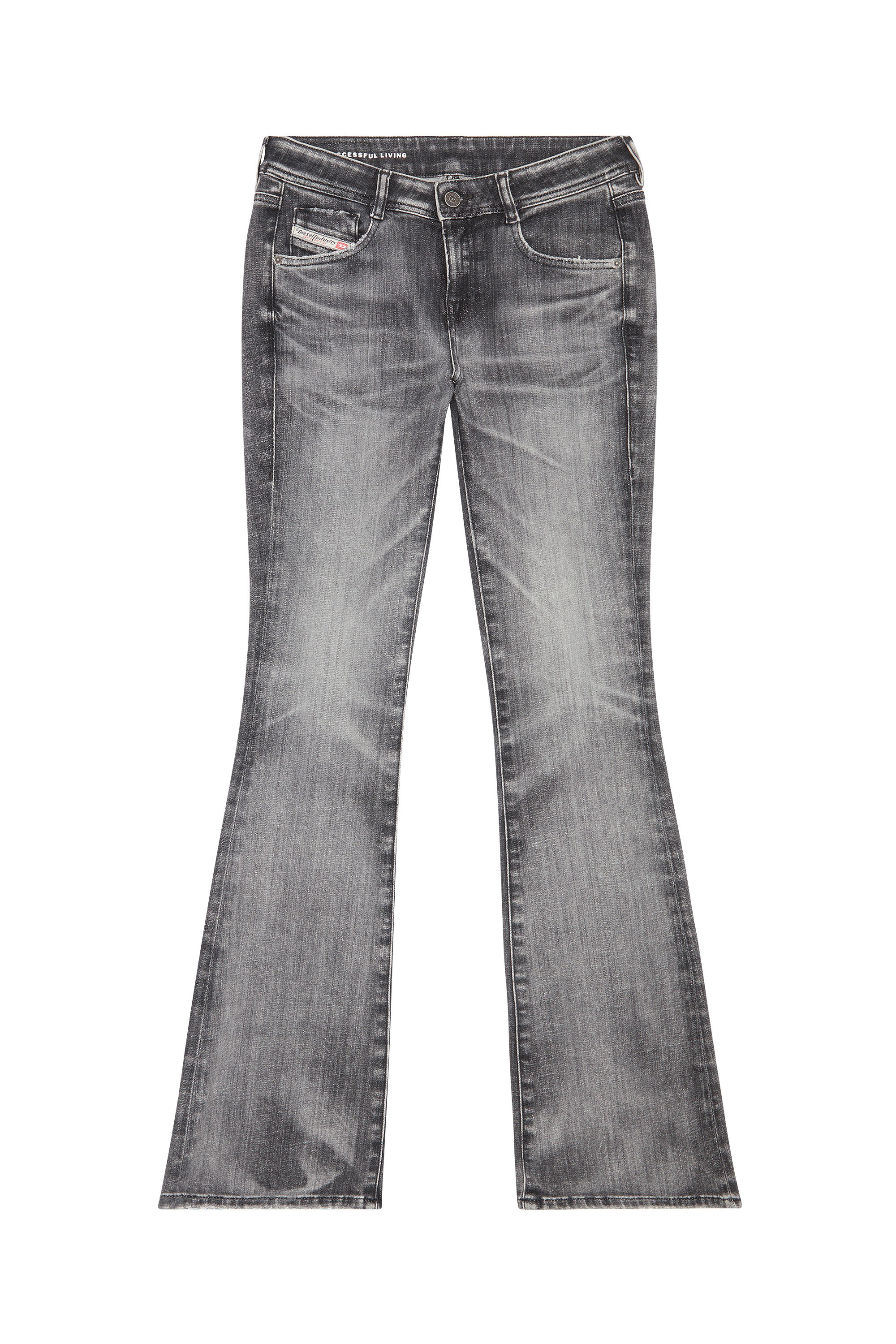 Diesel - Bootcut and Flare Jeans 1969 D-Ebbey 09G38, Negro/Gris oscuro - Image 3