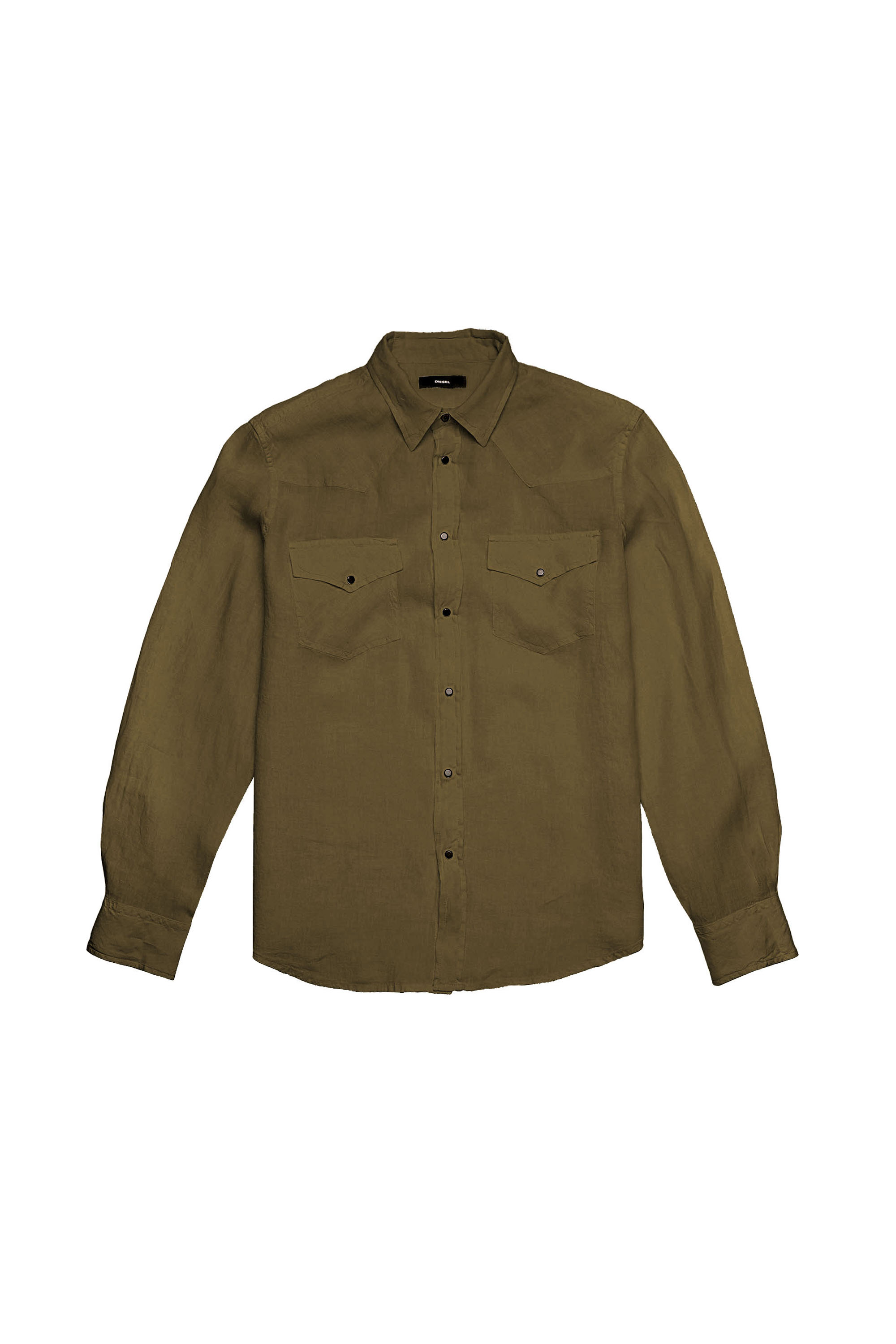 S-EAST-LONG-LIN, Verde Militar - Camisas