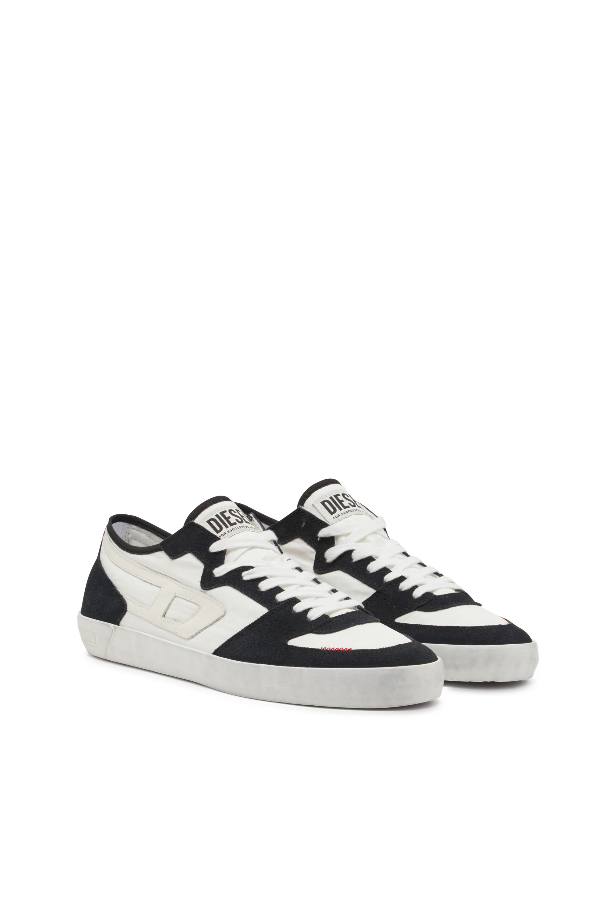 Diesel - S-LEROJI D-1 LOW, S-Leroji D-Deportivas de ripstop acolchado y gamuza Hombre in Multicolor - 2