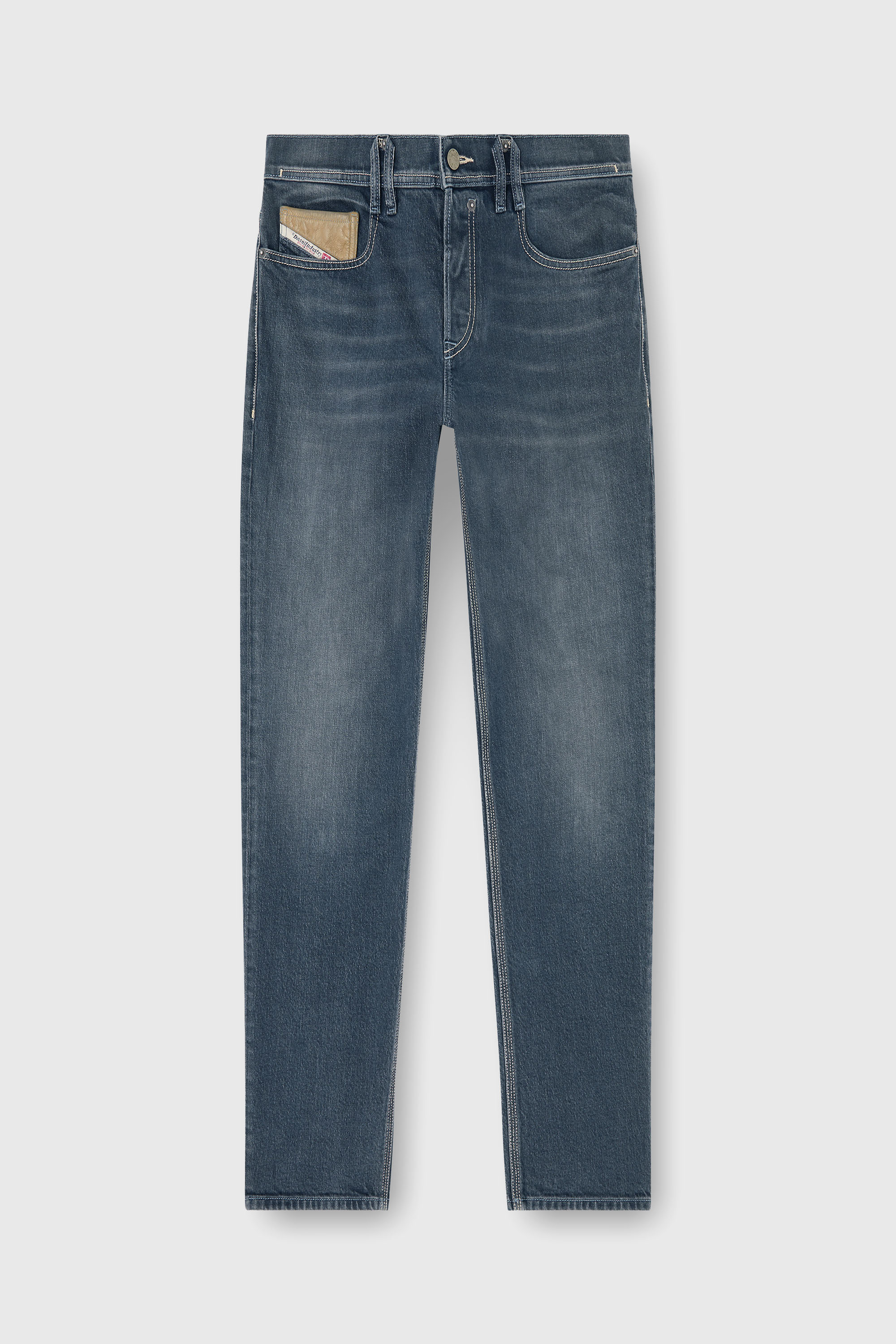 Diesel - Regular Jeans 2023 D-Finitive 007GQ Hombre, Azul medio - 2