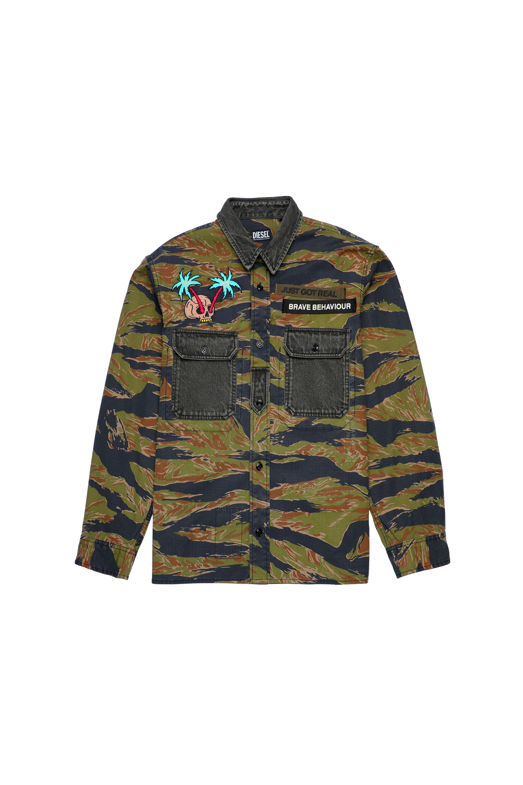 S-BUNNELL-CMF, Verde Militar - Camisas