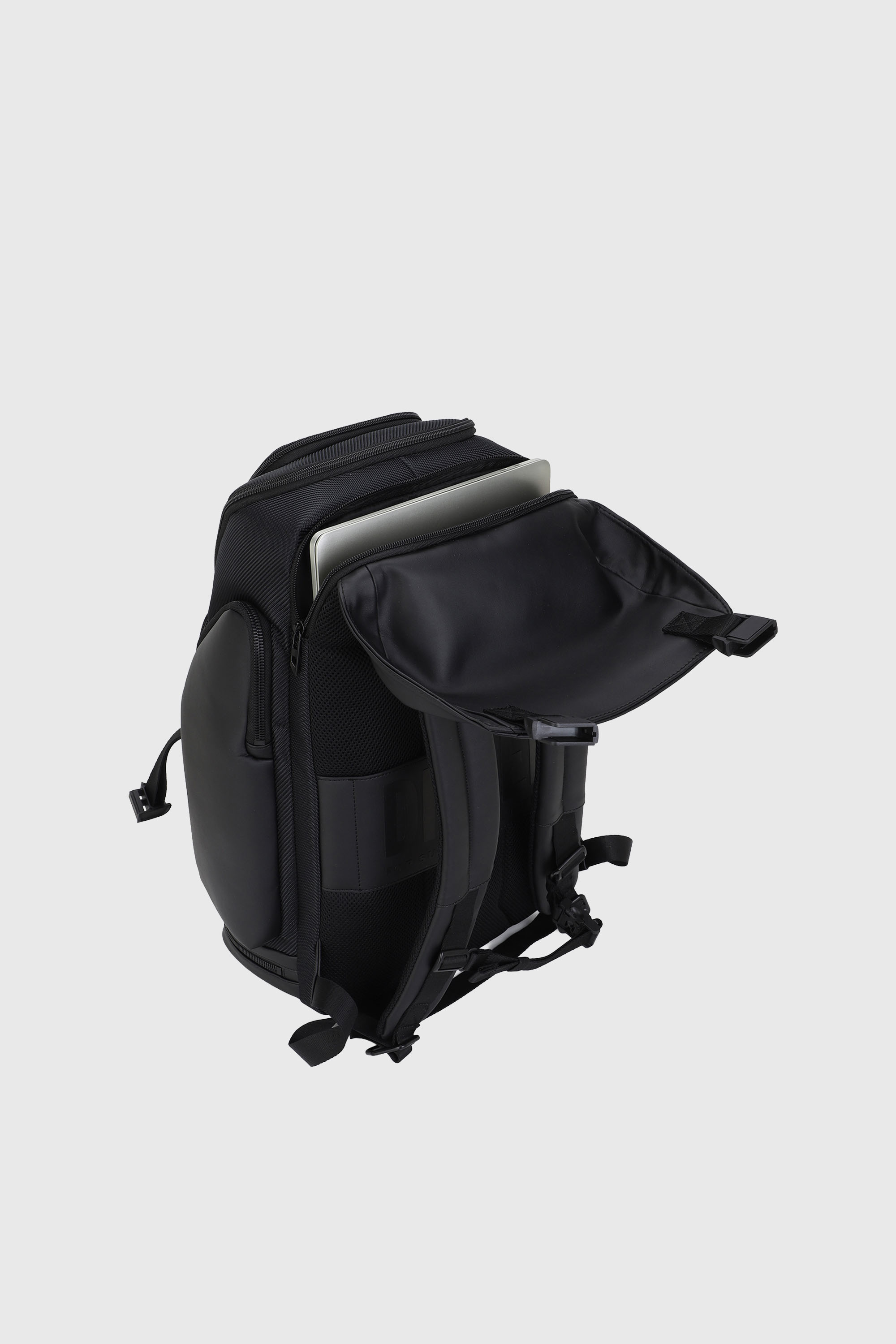 Diesel - DIESEL CARBON FIBER BACKPACK-BLACK  DSB0, Mochila ejecutiva funcional Unisex in Negro - 2