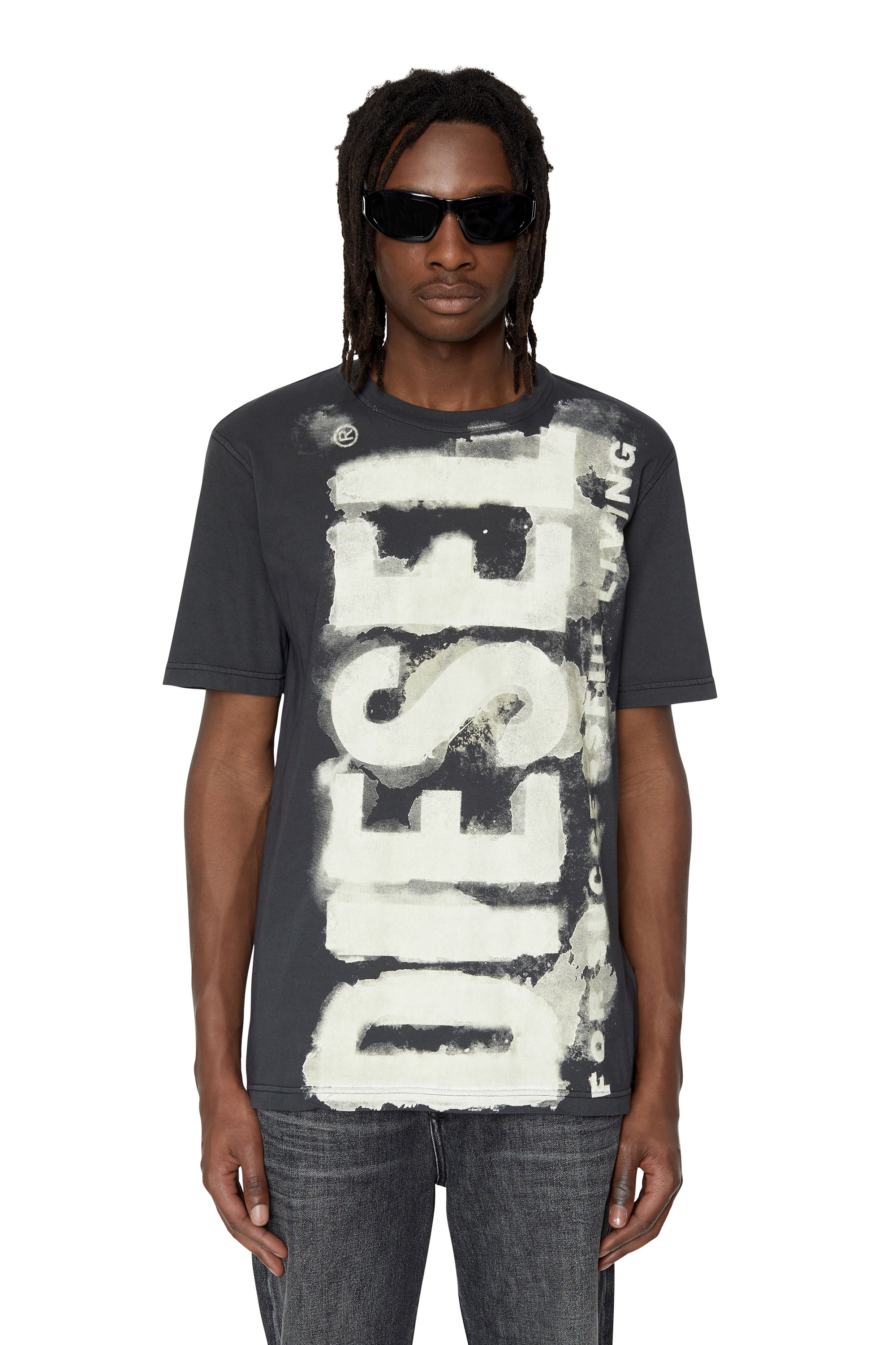Diesel - T-JUST-E16, Gris oscuro - Image 2