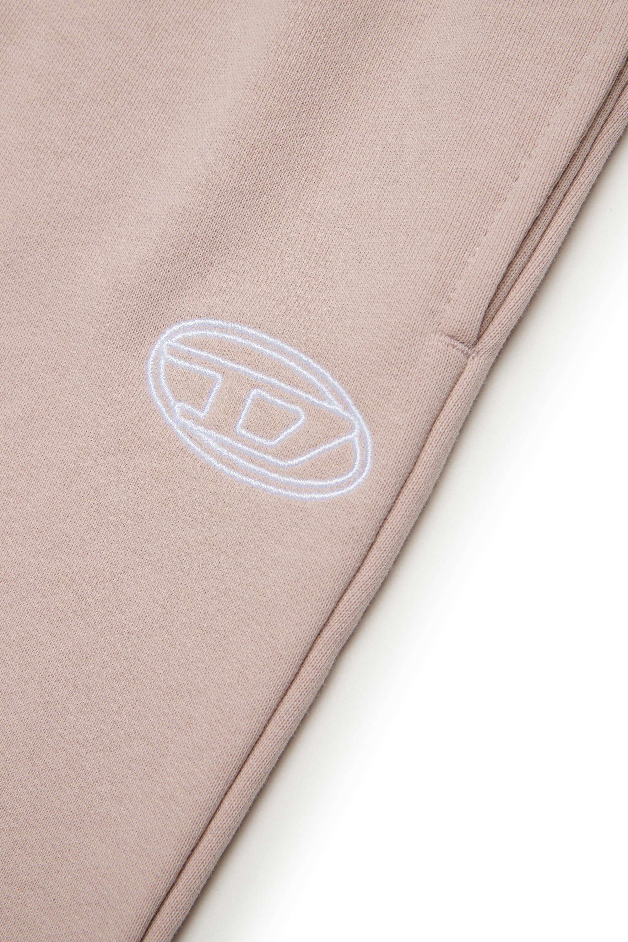 Diesel - PEBIRT, Pantalones de algodón con logo bordado Mujer in Rosa - 4