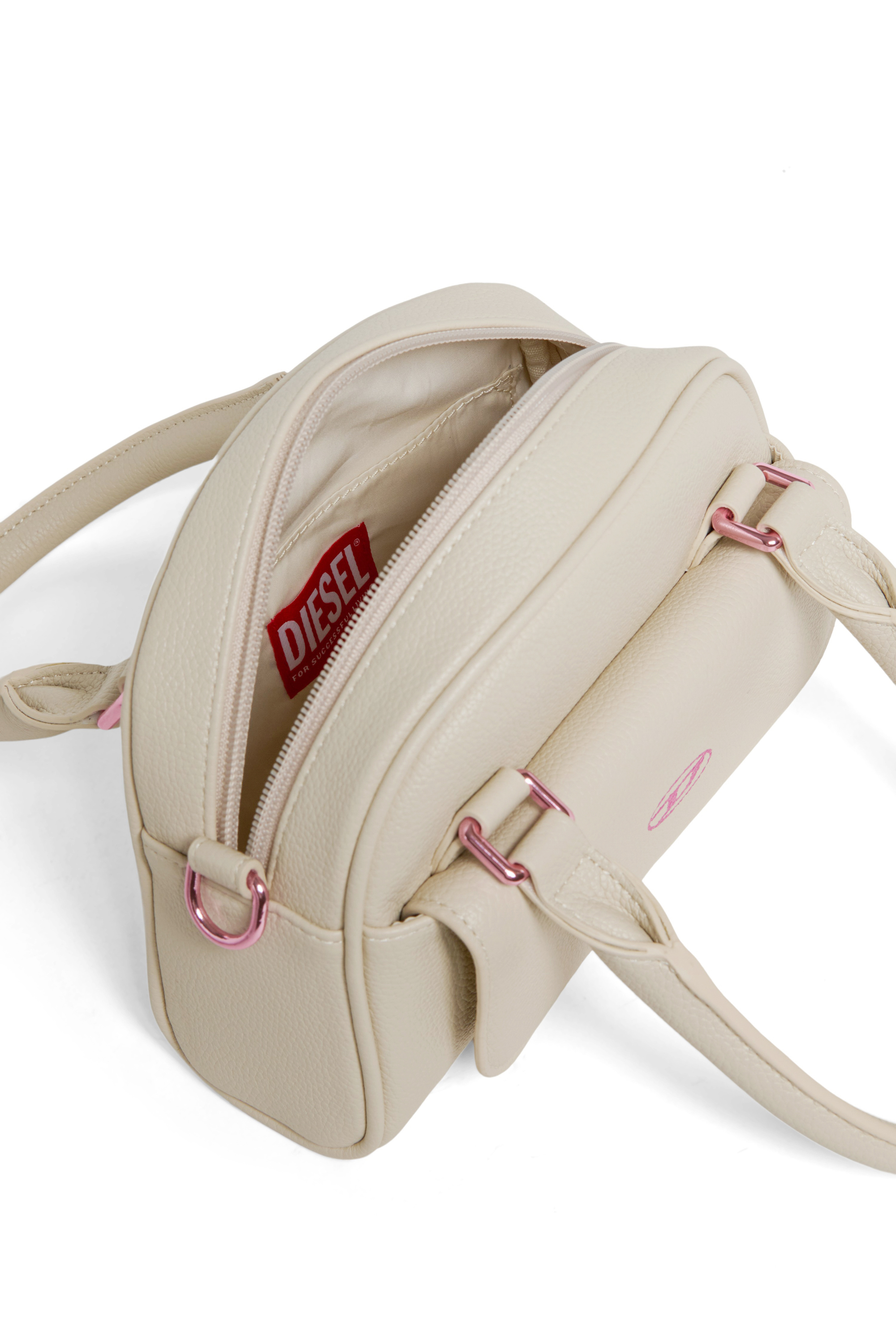 Diesel - WREDY, WREDY - Bolso en tejido revestido granuloso Mujer in Blanco - 4