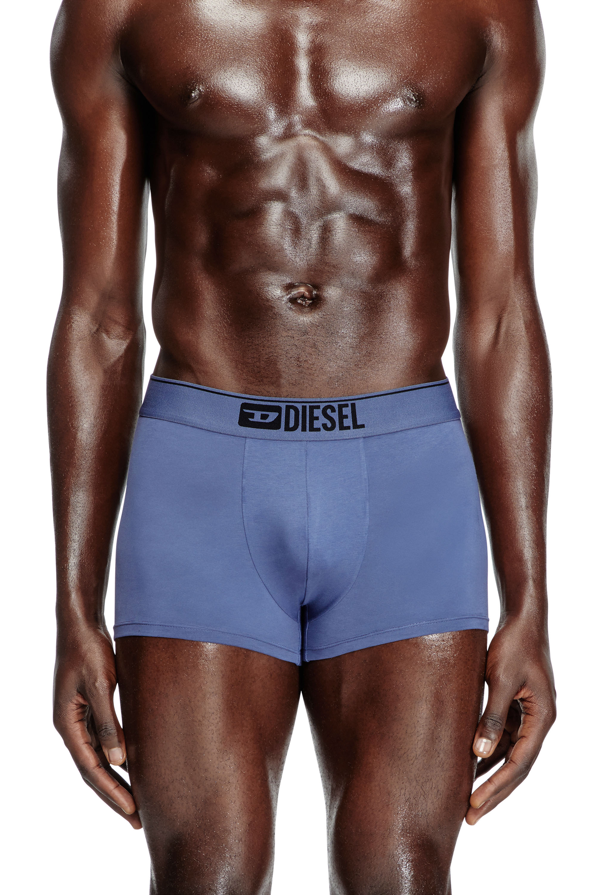 Diesel - UMBX-DAMIENTHREEPACK, Paquete de tres bóxers ajustados lisos Hombre in Negro - 2