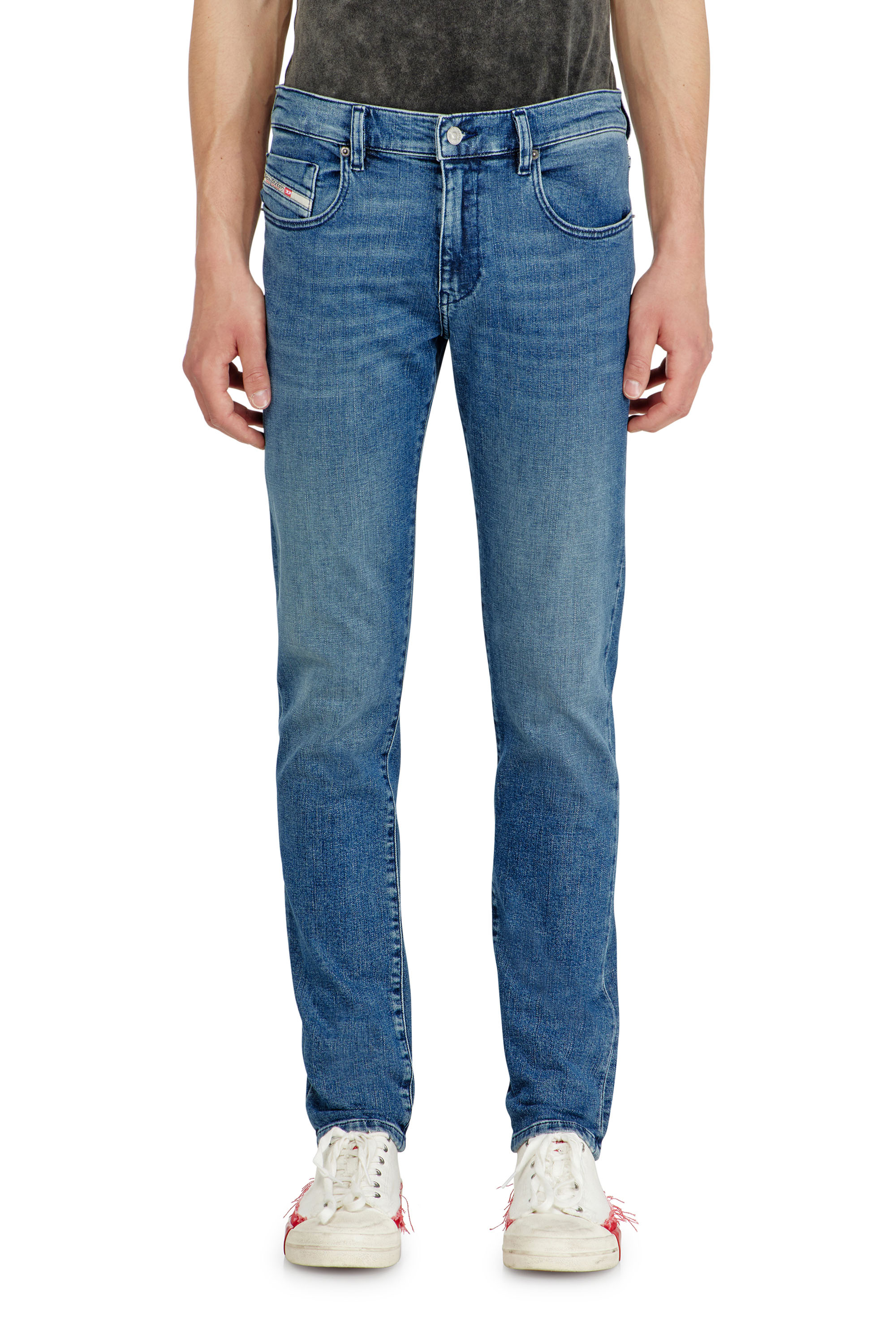 Diesel - Slim Jeans 2019 D-Strukt 0HDBK Hombre, Azul medio - 1