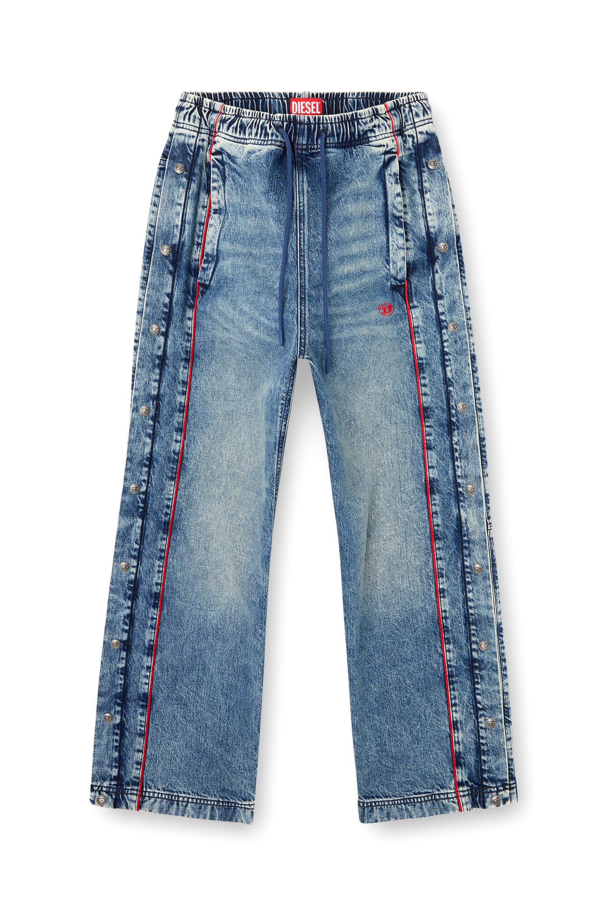 Diesel - Relaxed Jeans D-Axfor 0ABCP Unisex, Azul medio - 3