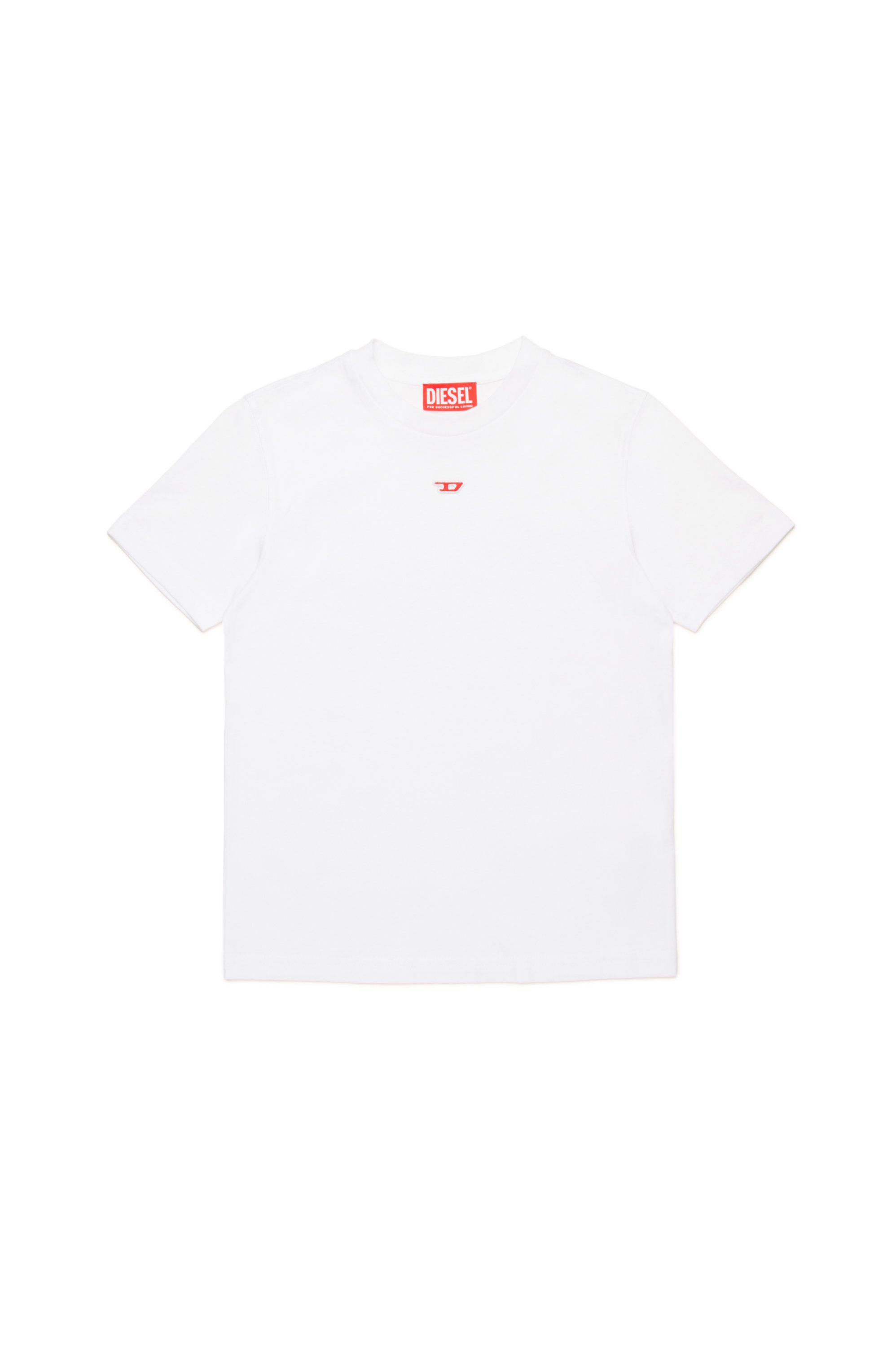 Diesel - TDIEGORD, Unisex's T-shirt with D logo in White - 1