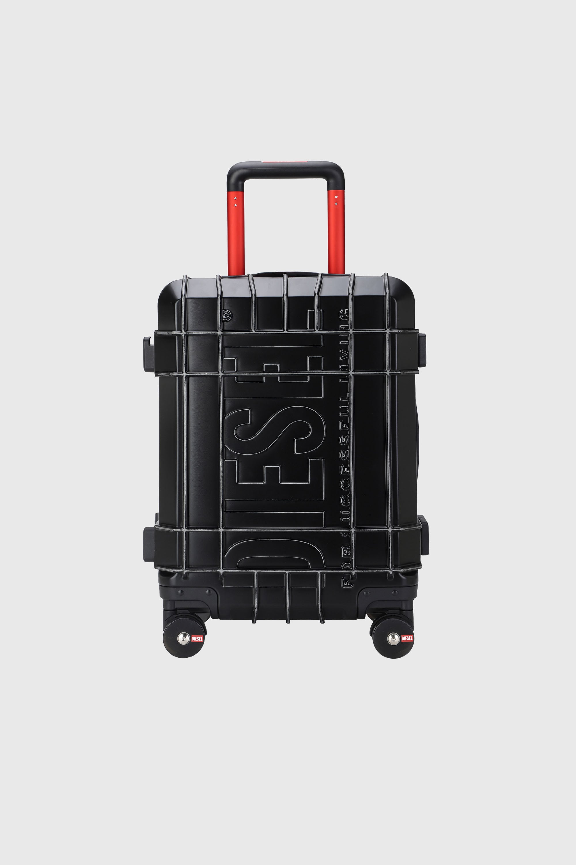 Diesel - DIESEL PC STRONG IMAGE TROLLEY- DSL003, Unisex's Rugged suitcase size S in Black - 1