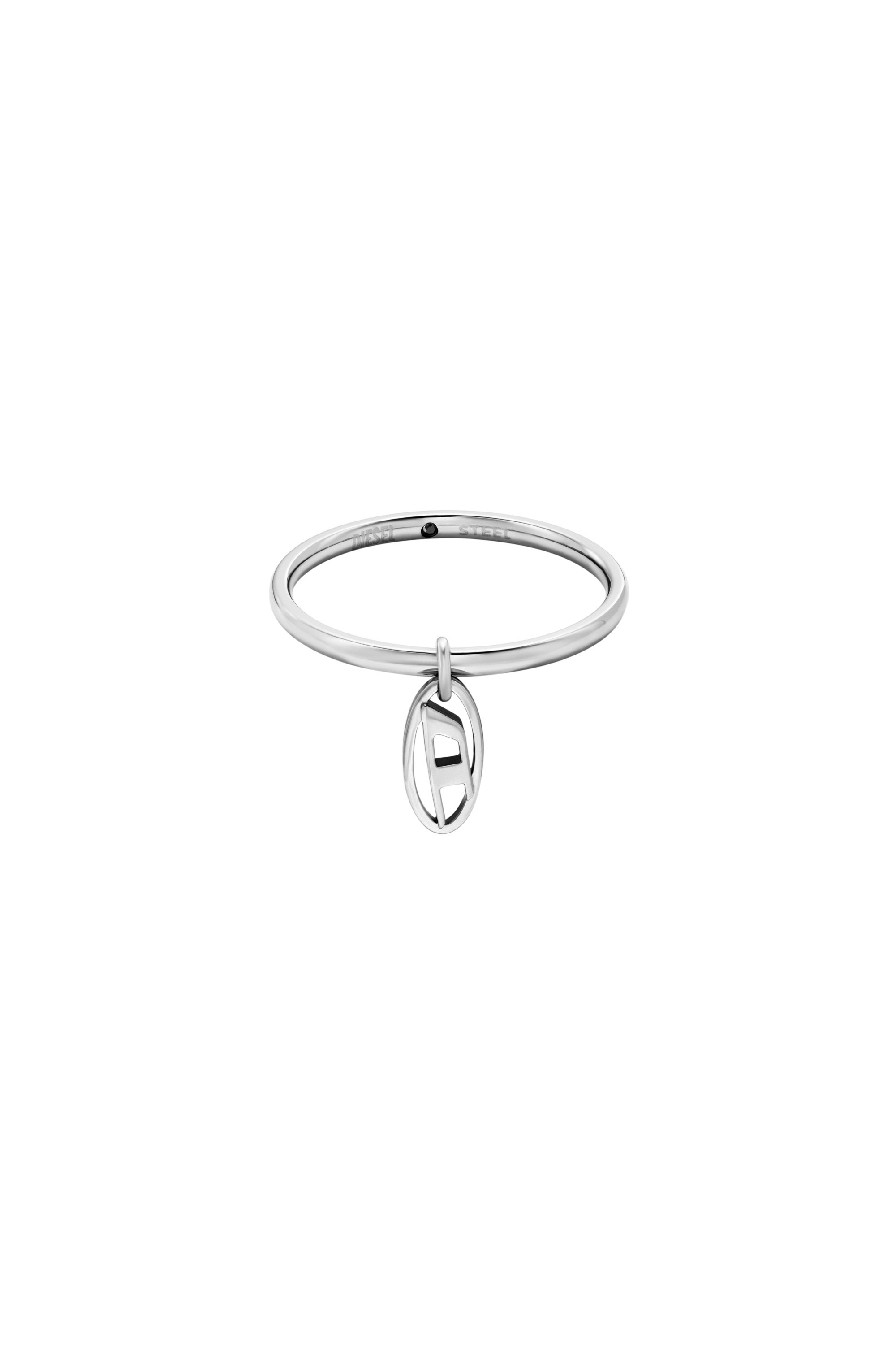 Diesel - DX1603040, Anillo con dijes de acero inoxidable Unisex in Plateado - 2