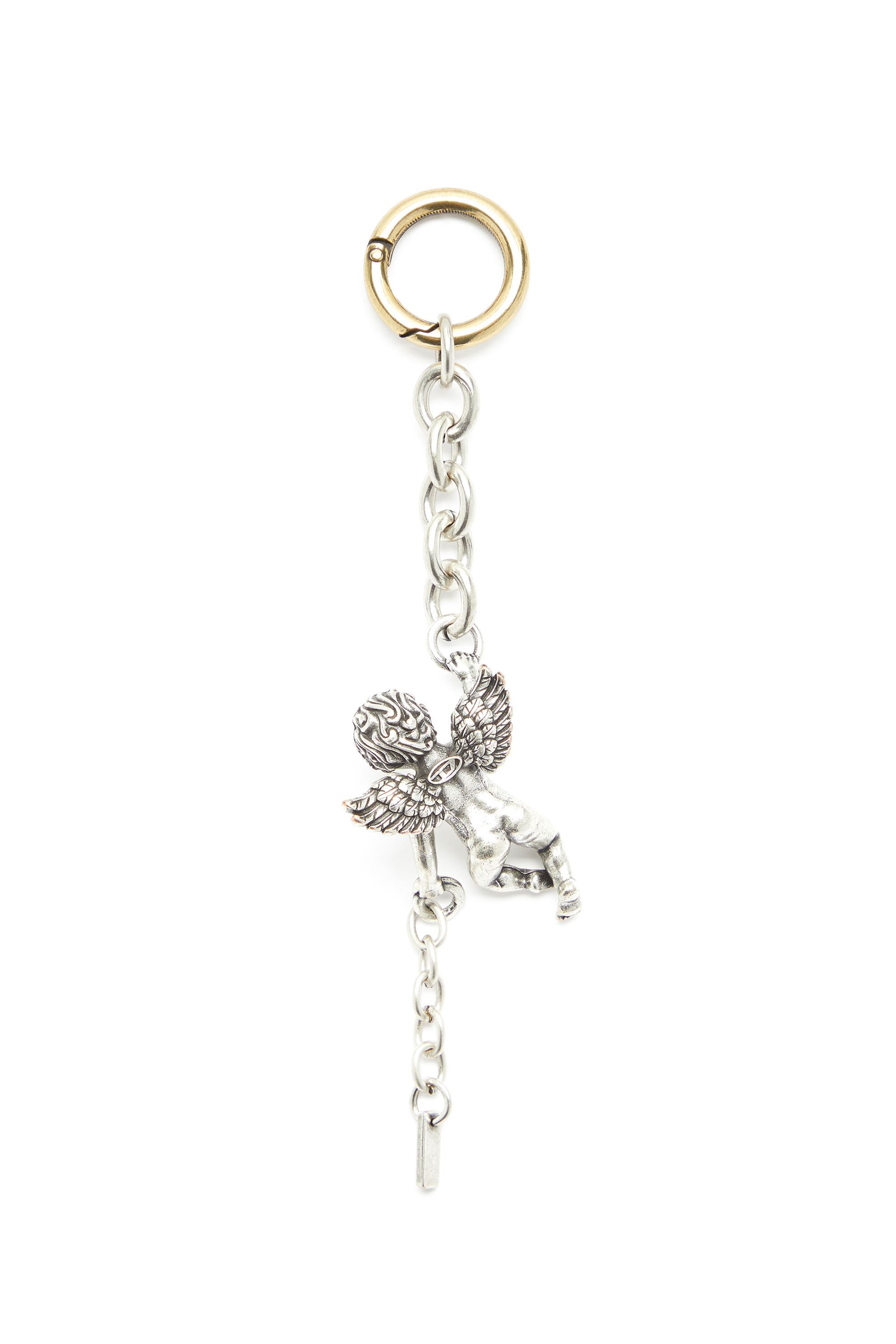Diesel - CHARM-ANGEL, Charm de querub&iacute;n met&aacute;lico Mujer in Plateado - 3