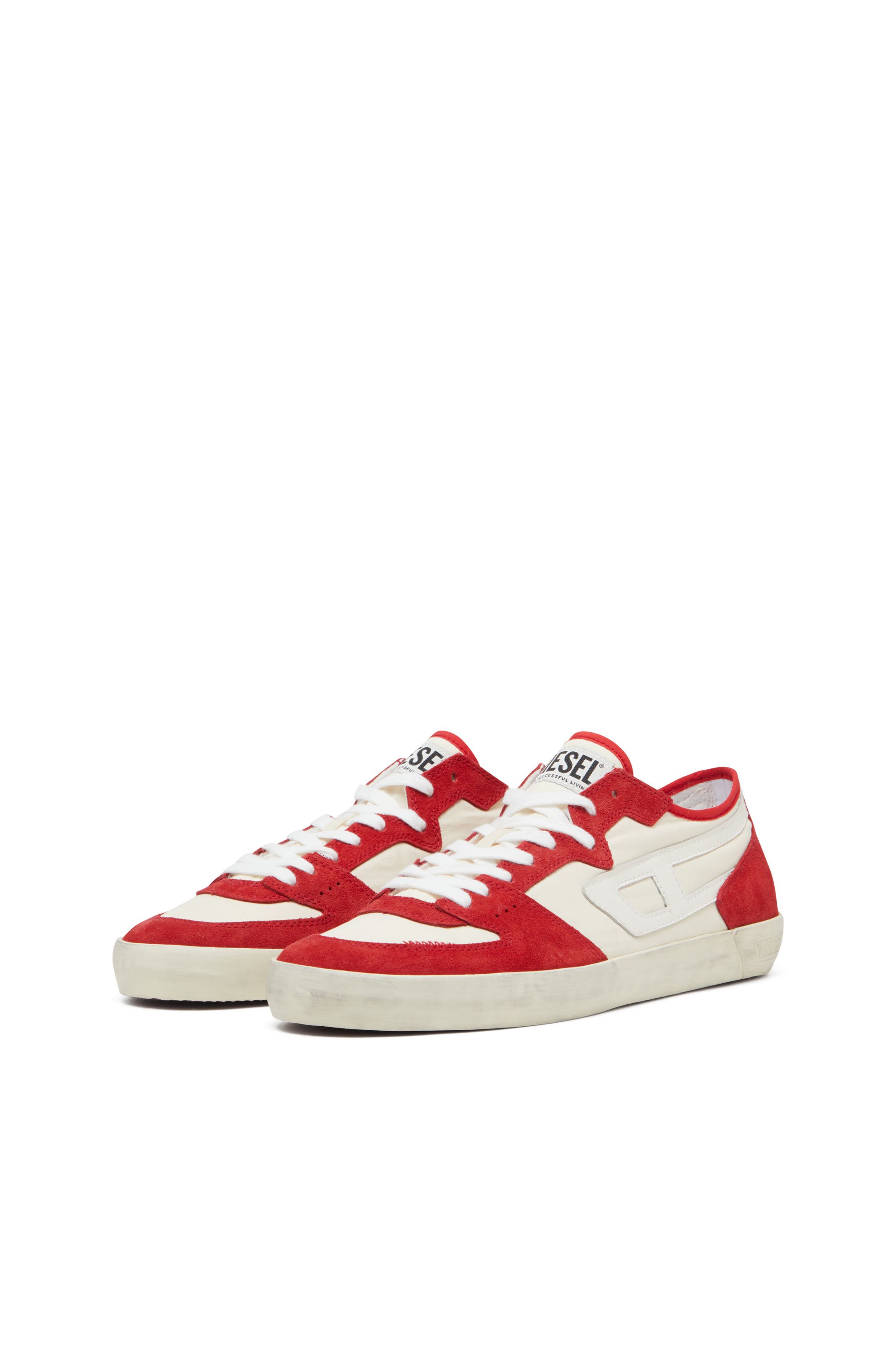 Diesel - S-LEROJI D-1 LOW, Deportivas de ripstop acolchado y gamuza Hombre in Multicolor - 8