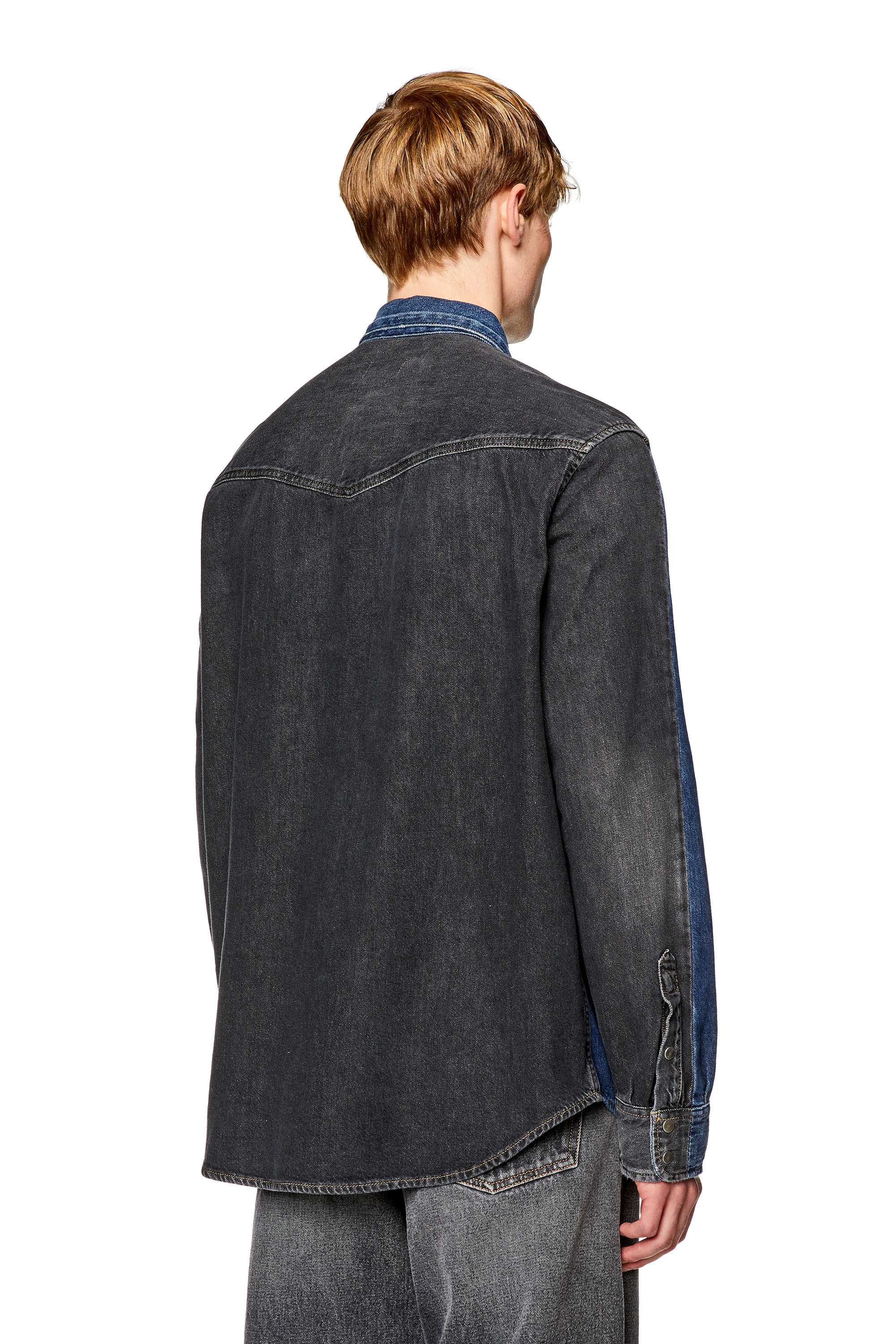 Diesel - D-OCEAN-S, Negro/Azul marino - Image 4