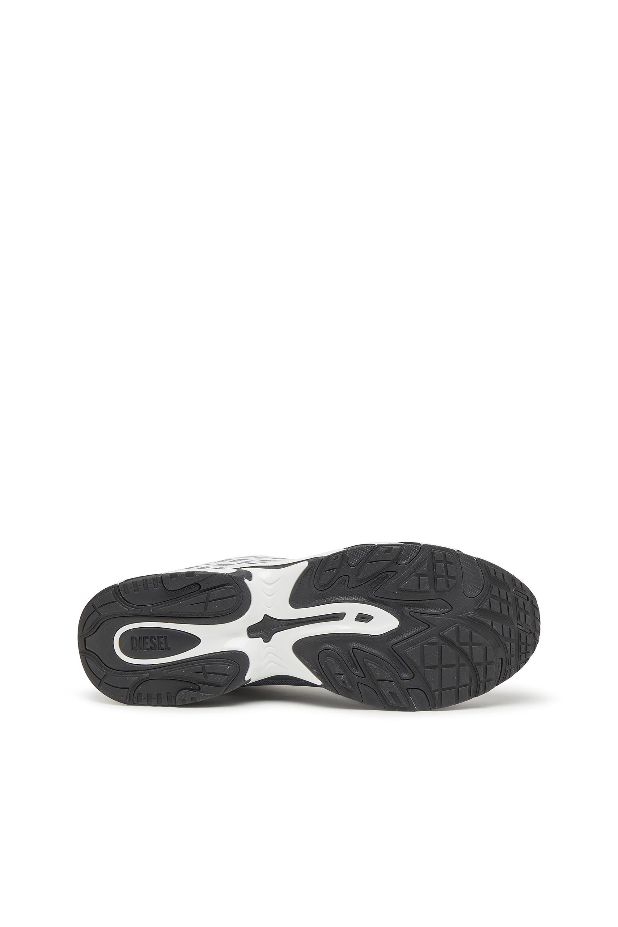 Diesel - S-D-VIT'S 500 LOW, D-Vit-Sneakers en malla degradada de rayas Hombre in Blanco - 5